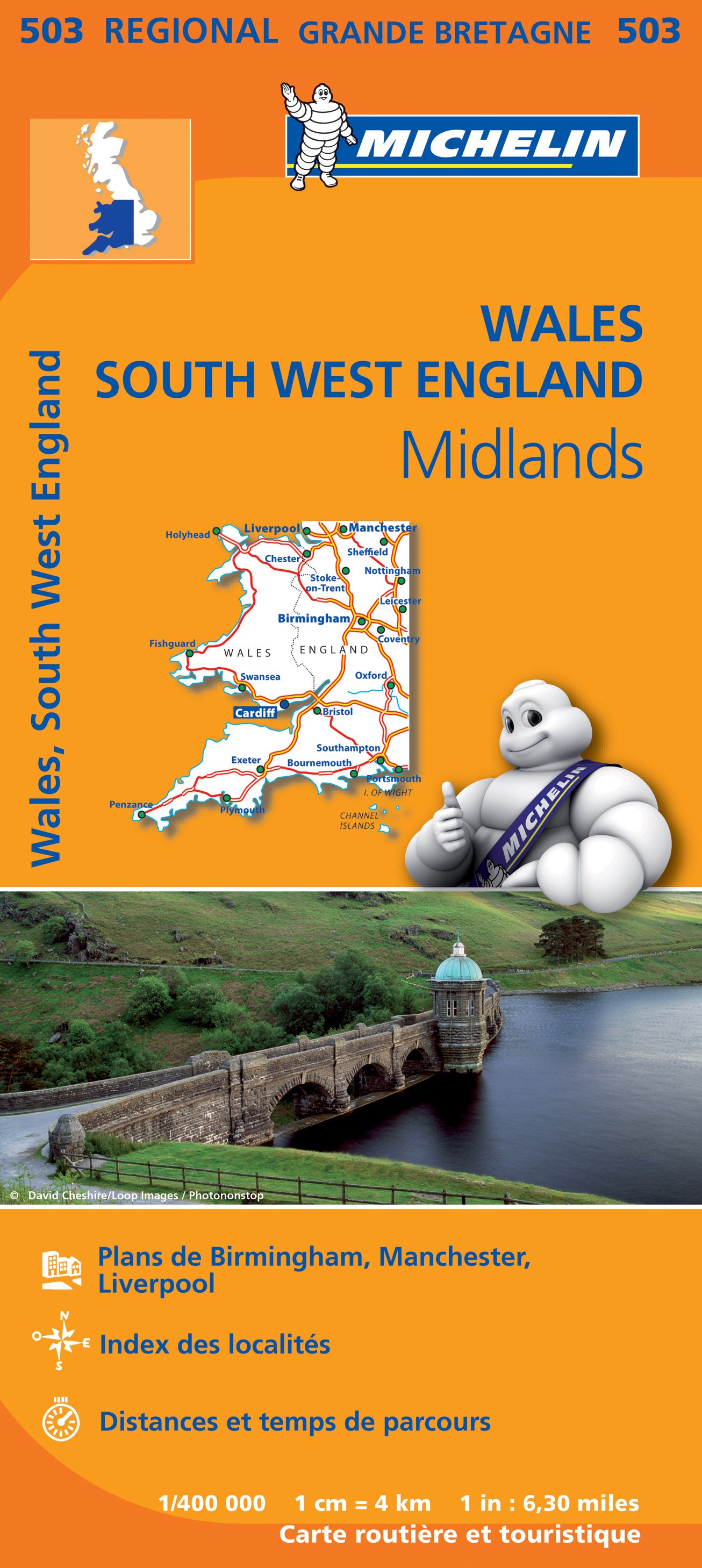 Michelin Regionalkarten Großbritannien 1:400.000