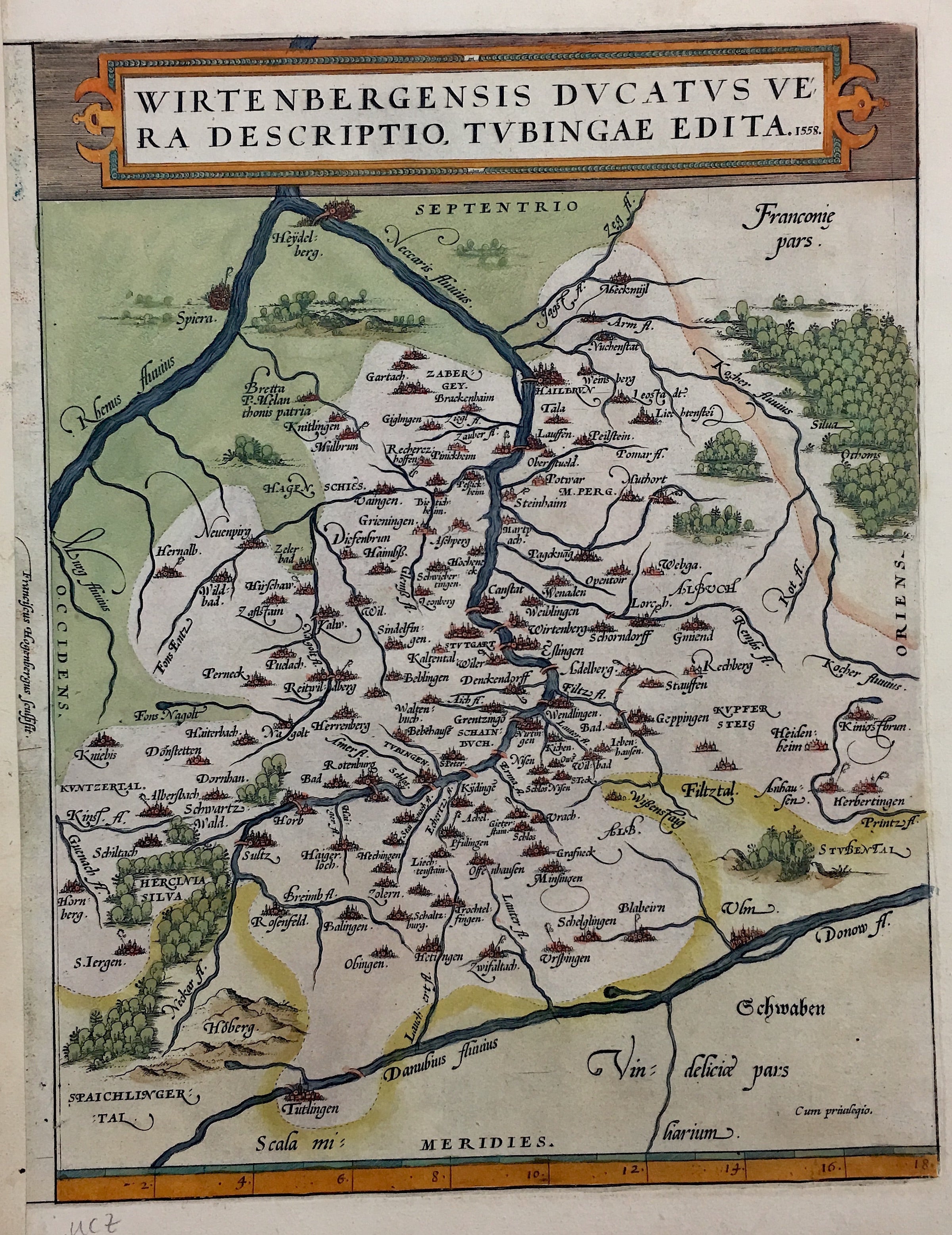 Stuttgart, Tübingen und Schwaben im Jahr 1570