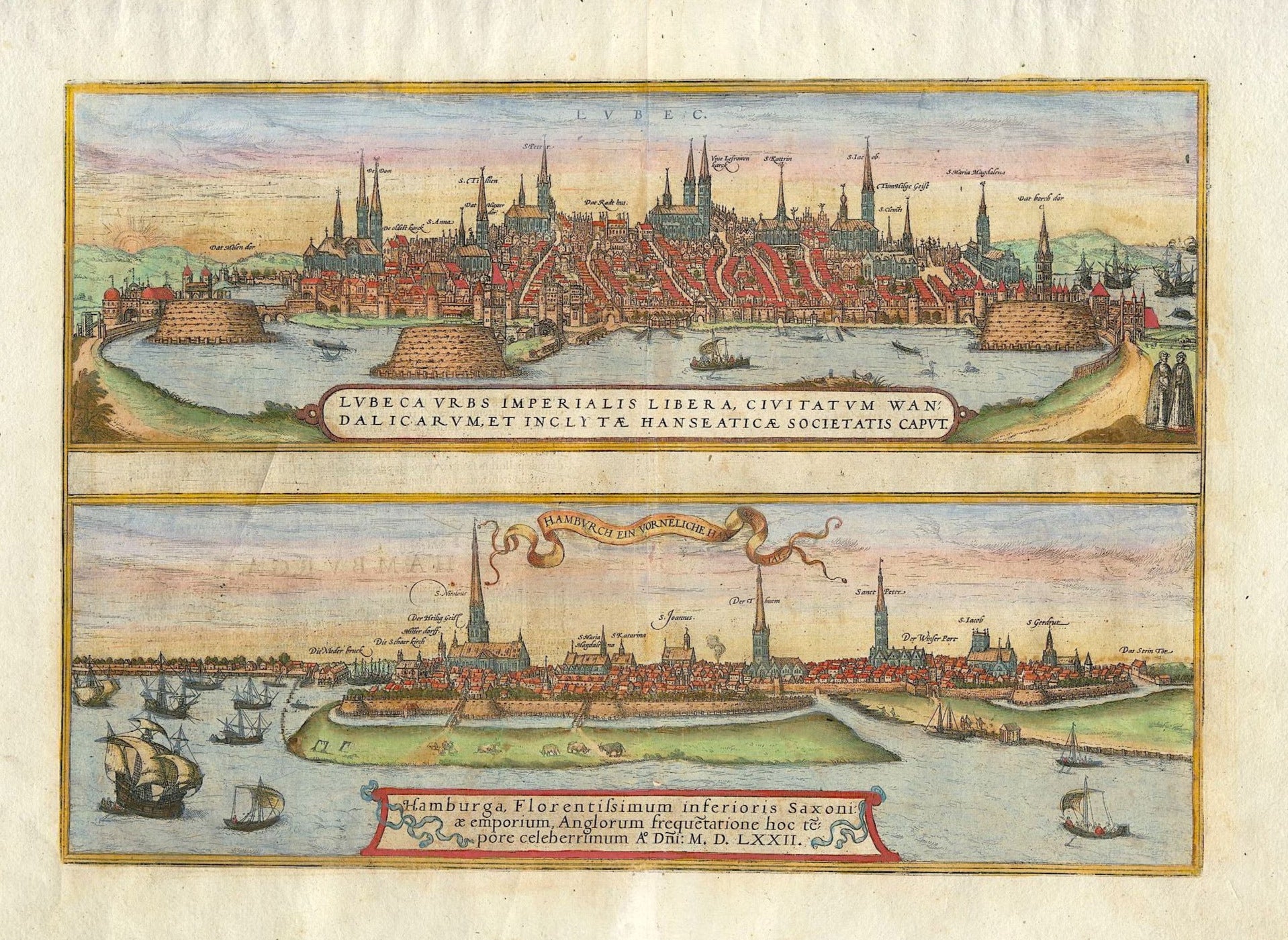 Hamburg um das Jahr 1575