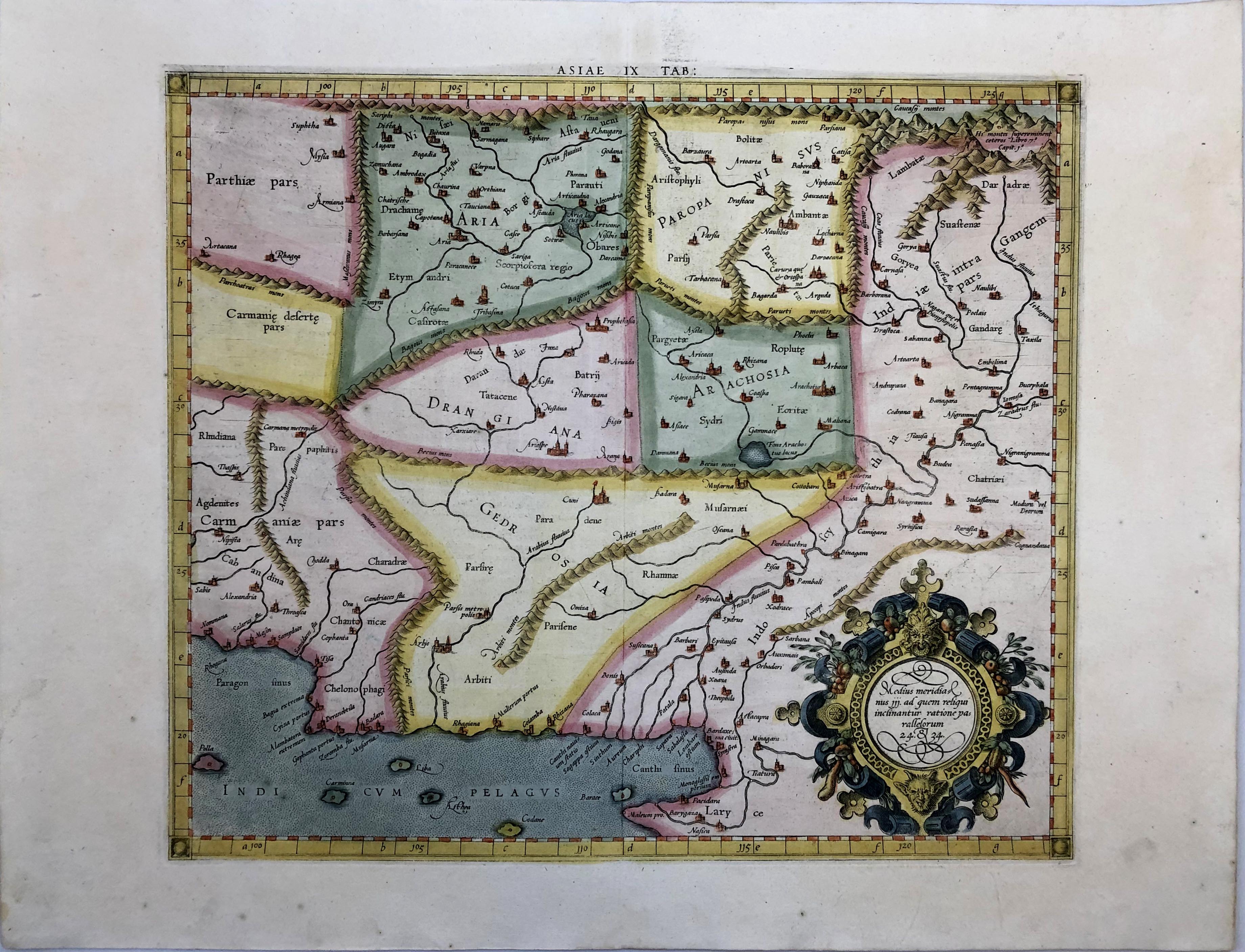 Asien im Jahr 1618 von Gerard Mercator & Petrus Bertius