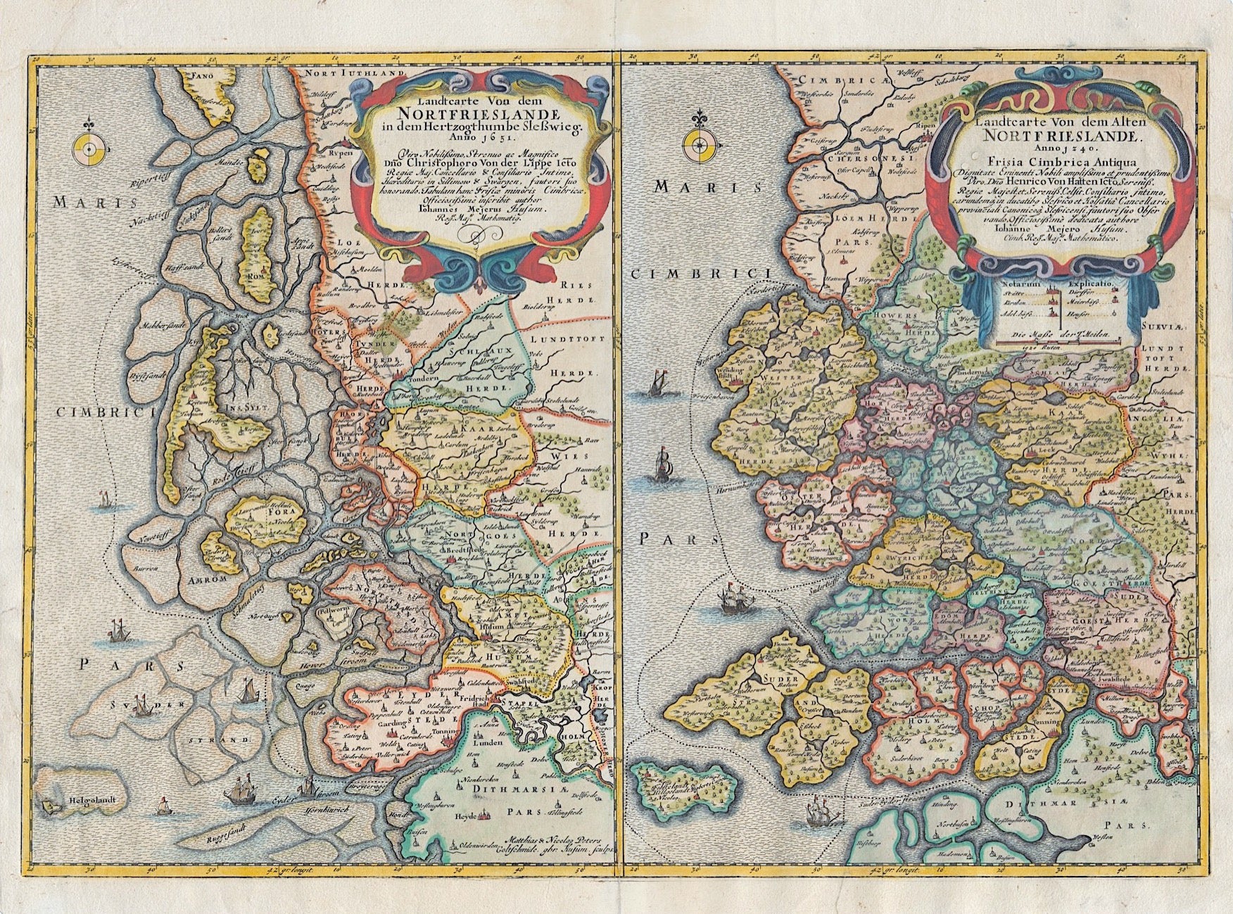 Sylt und Nordfriesland in den Jahren 1240 & 1651