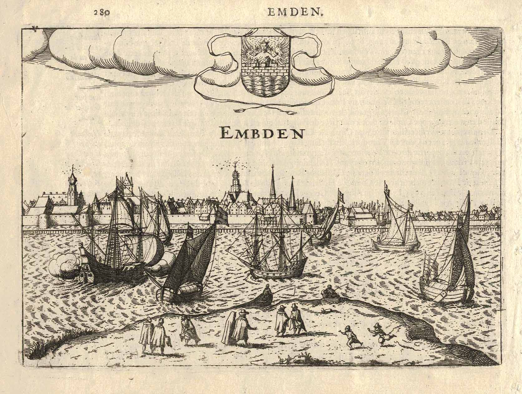 Emden im Jahr 1613