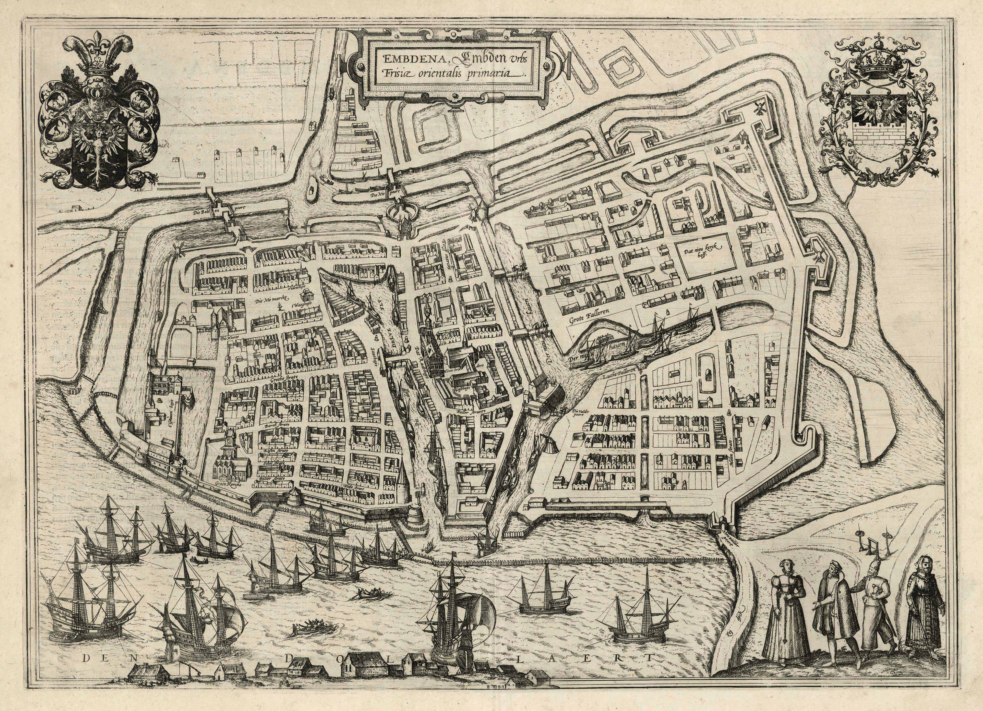 Emden im Jahr 1575