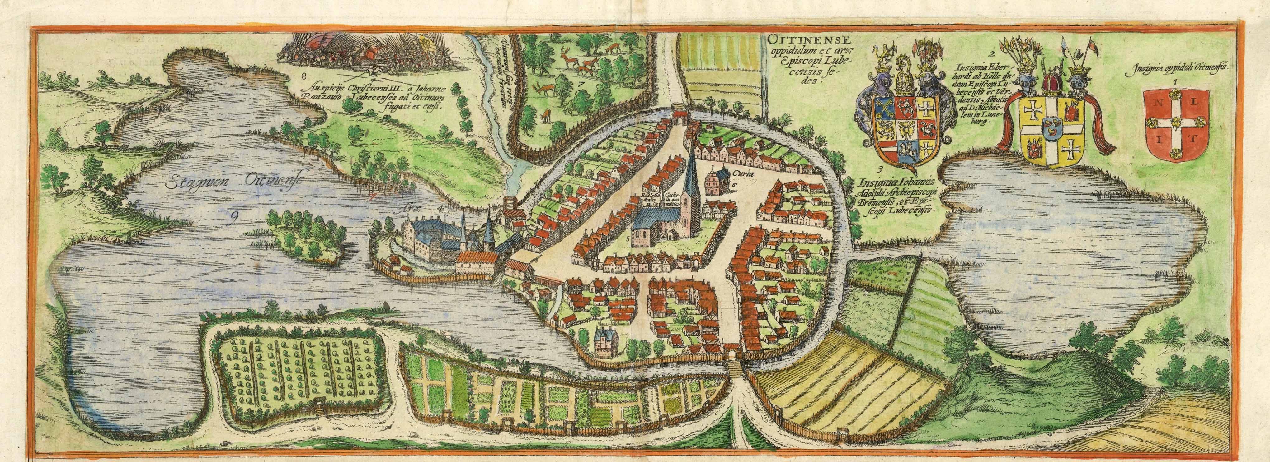 Eutin im Jahr 1598