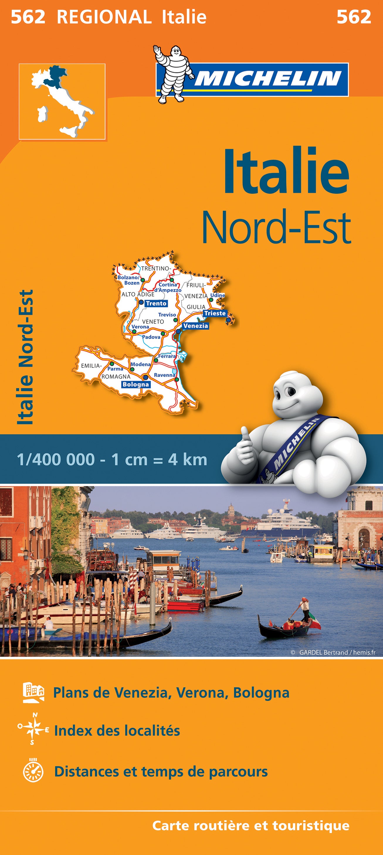 Michelin Regionalkarten Italien 1:400.000