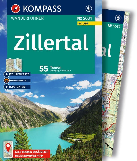 Zillertal - Wanderführer mit Extra-Tourenkarte