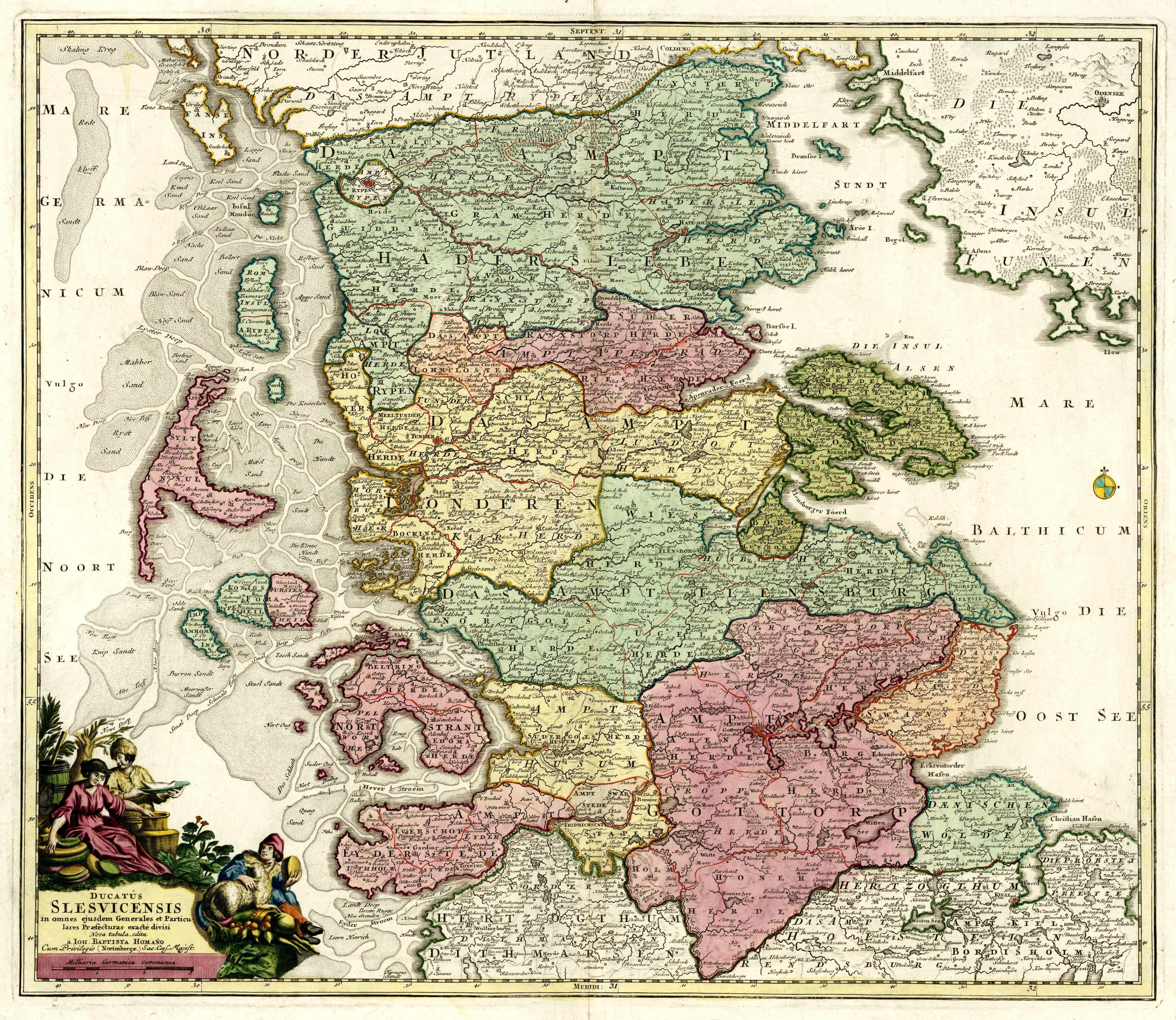 Schleswig im Jahr 1729