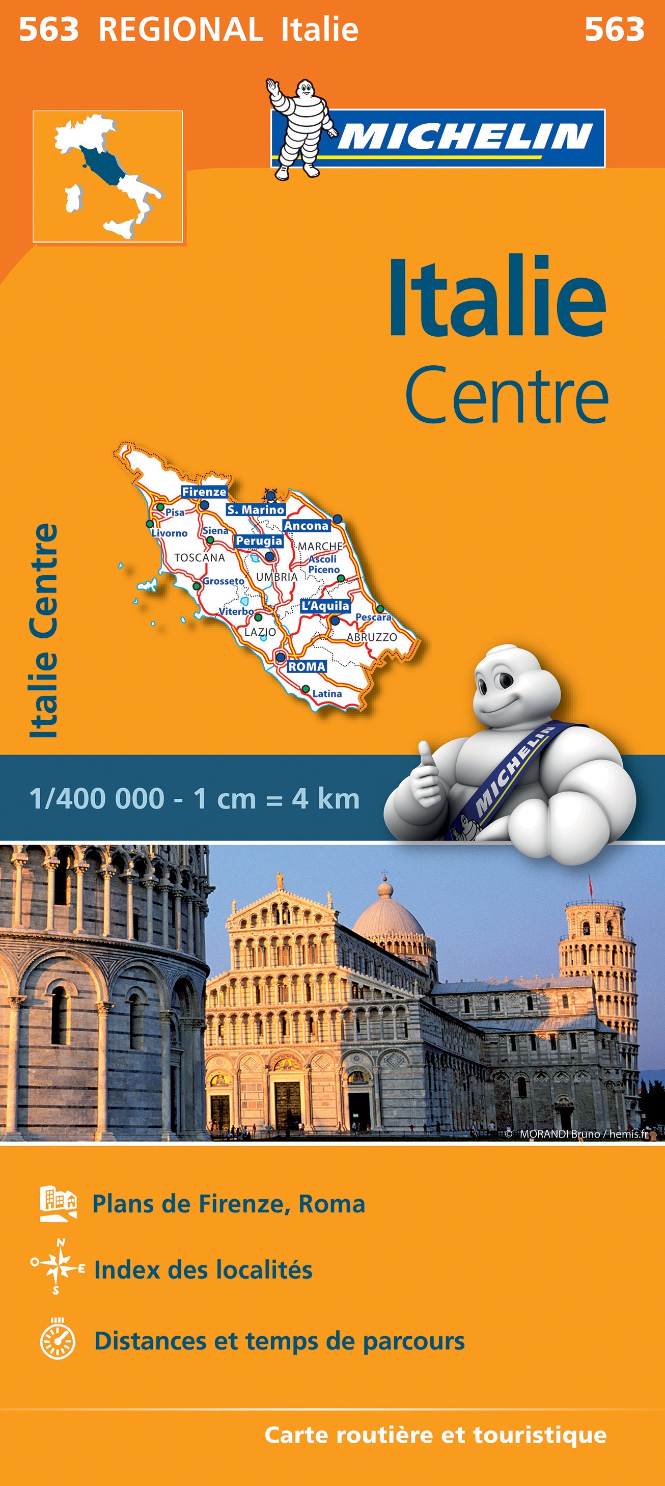 Michelin Regionalkarten Italien 1:400.000