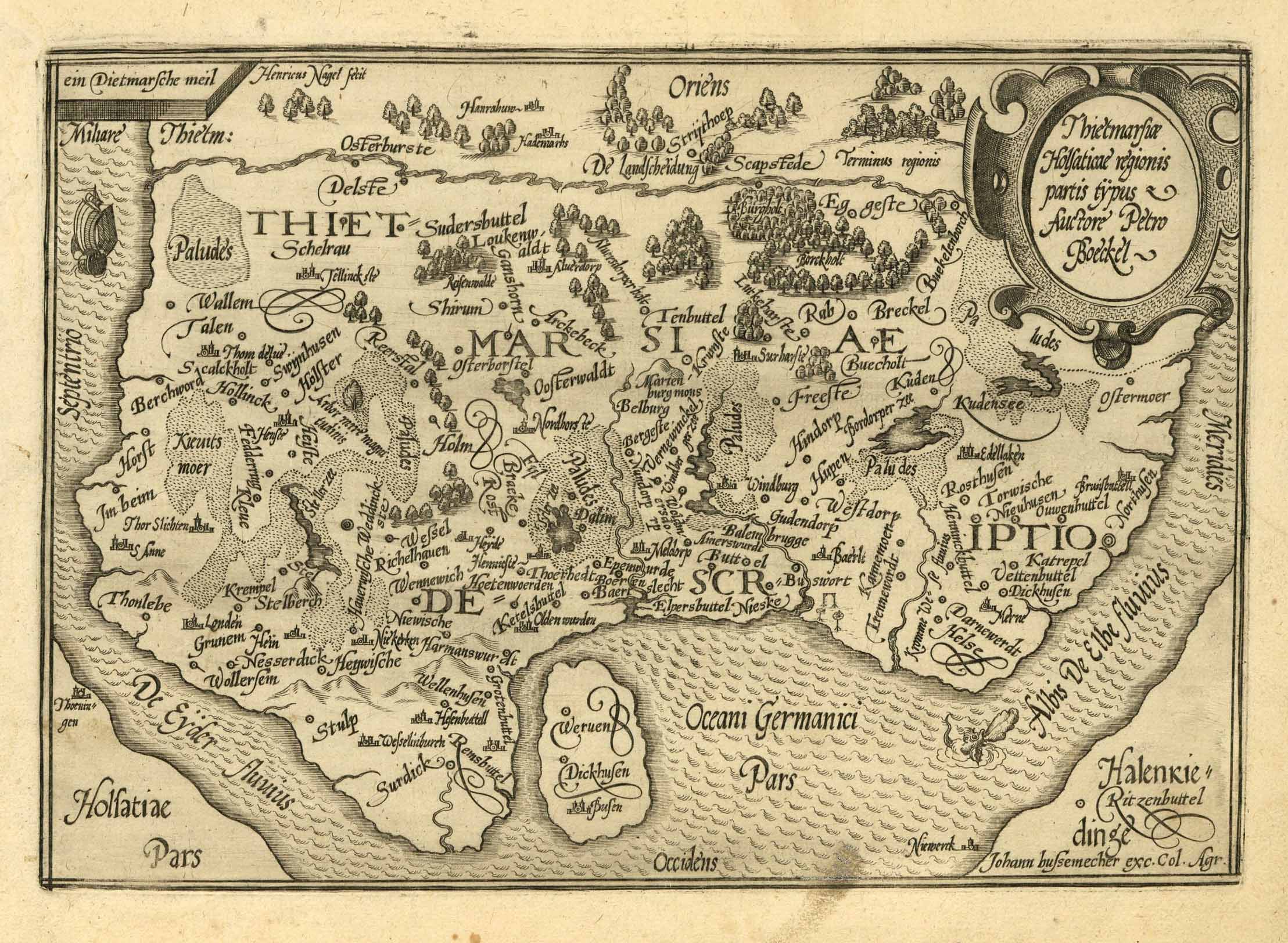 Dithmarschen im Jahr 1592