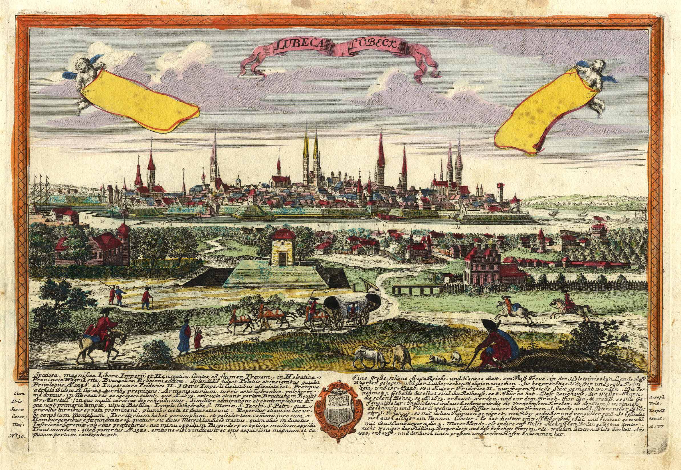 Lübeck um das Jahr 1740
