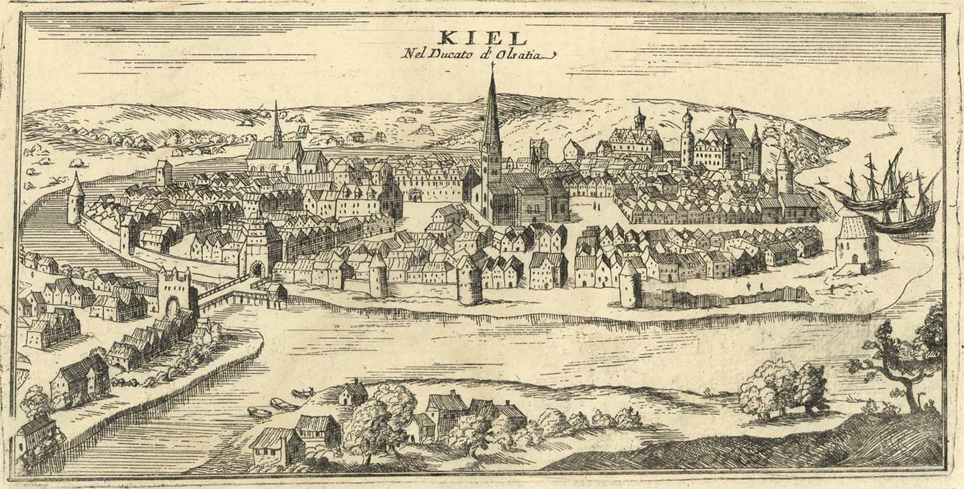 Kiel im Jahr 1697