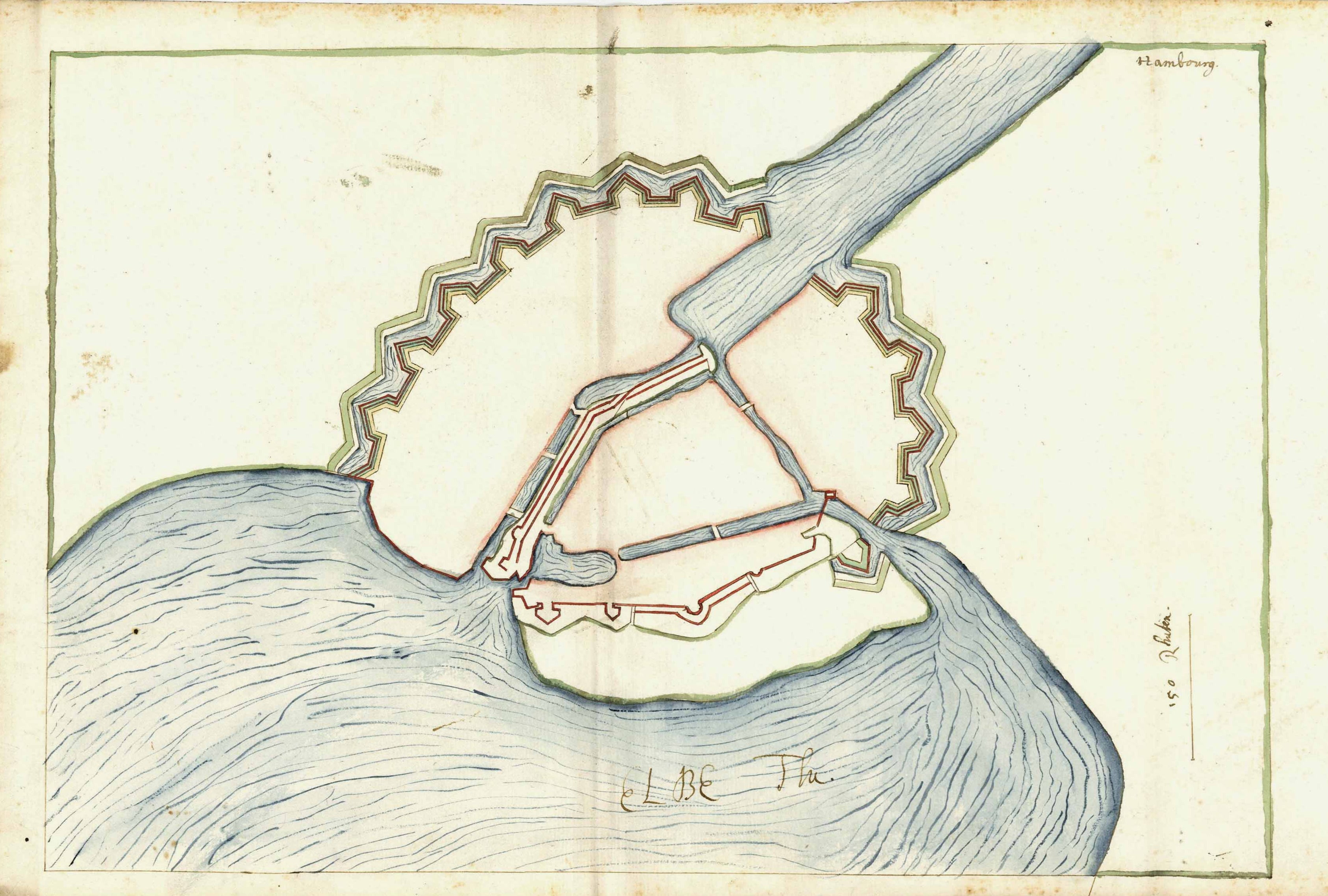 Hamburg um das Jahr 1700