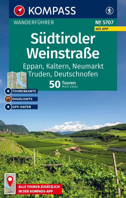 Südtiroler Weinstraße - Kompass Wanderführer