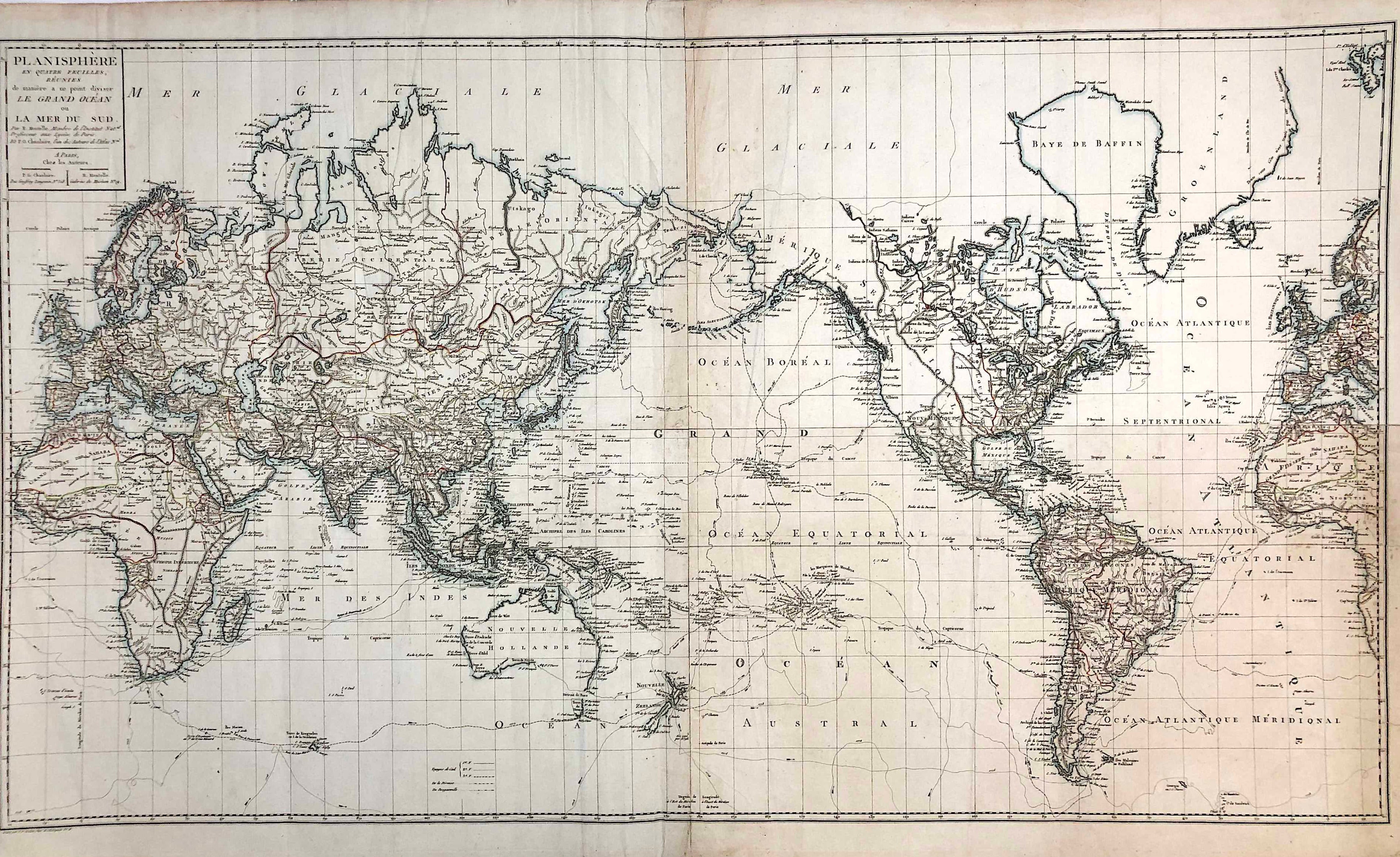 Welt um das Jahr 1797
