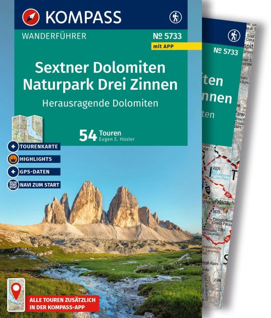 Sextner Dolomiten, Naturpark Drei Zinnen - Kompass Wanderführer