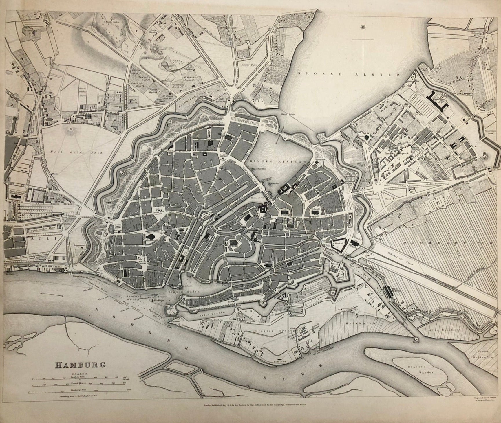 Hamburg im Jahr 1841