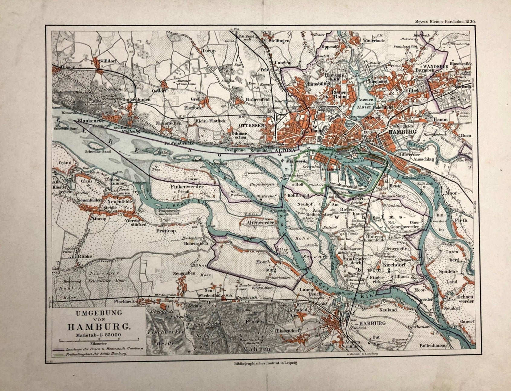Hamburg im Jahr 1892