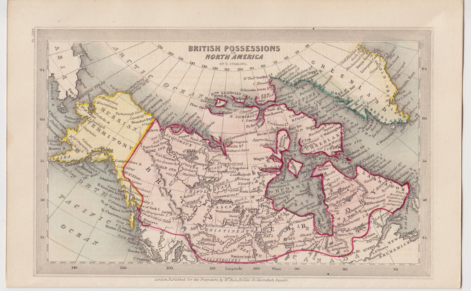 Alaska und Kanada im Jahr 1831