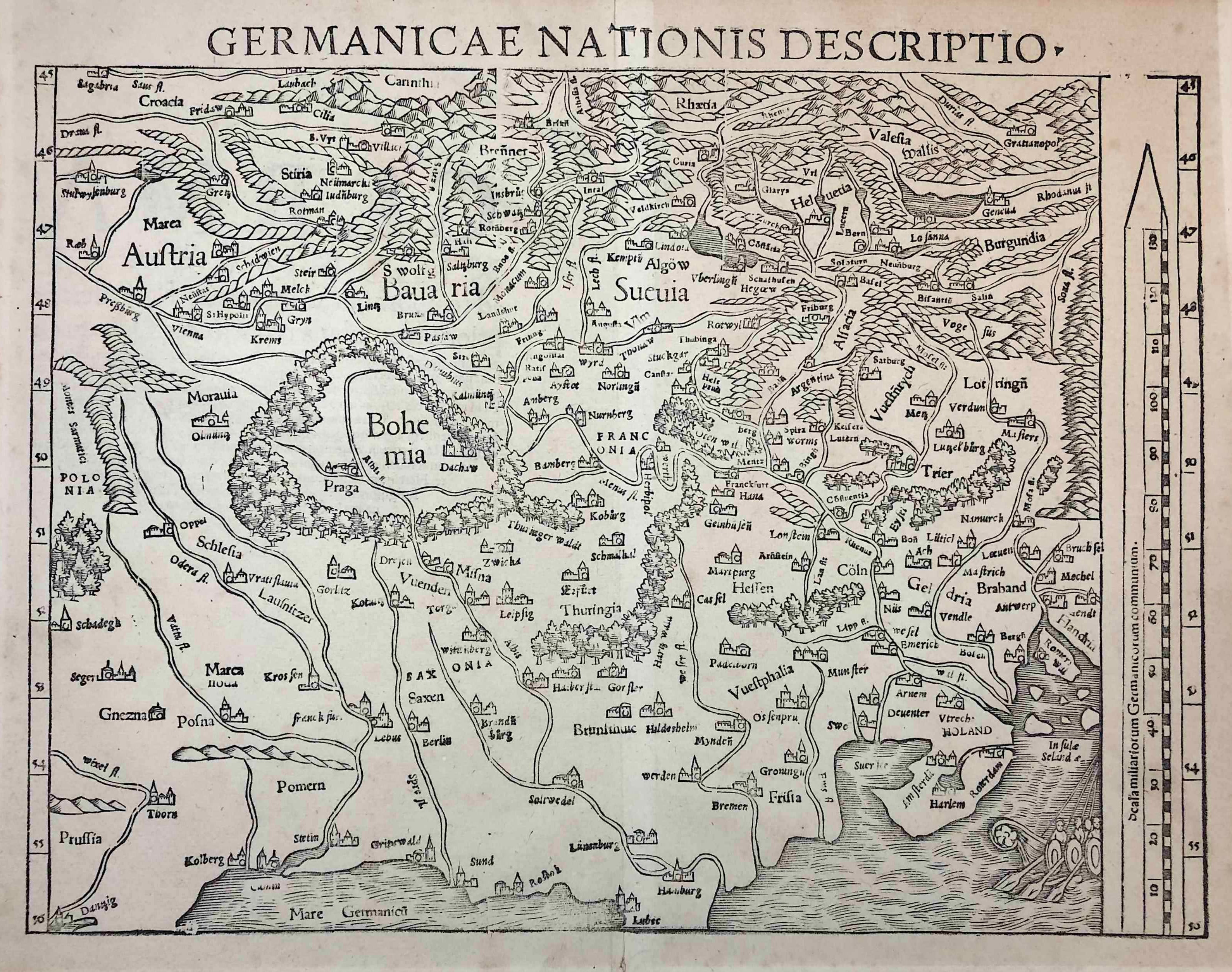 Deutschland um das Jahr 1540