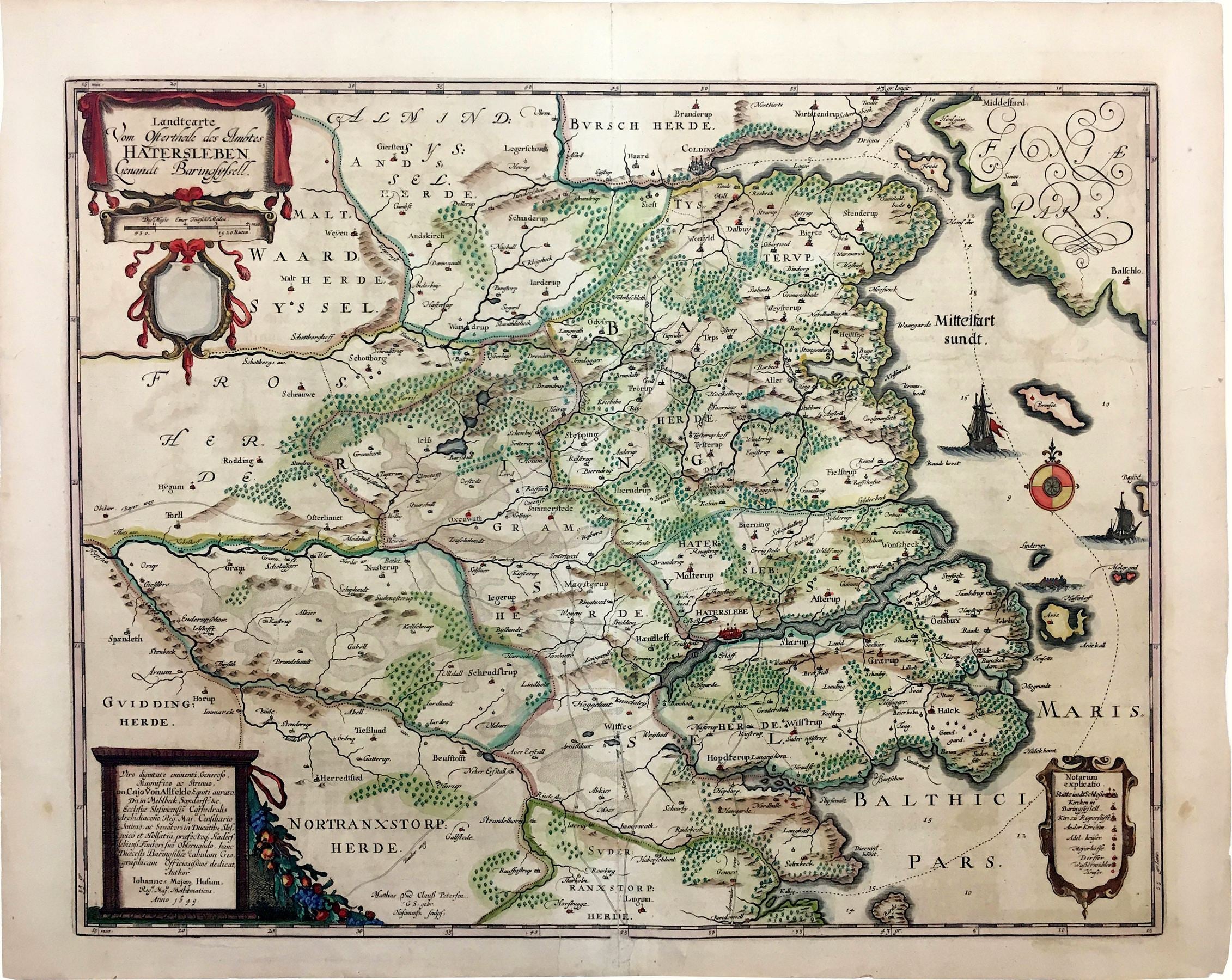 Hadersleben im Jahr 1649