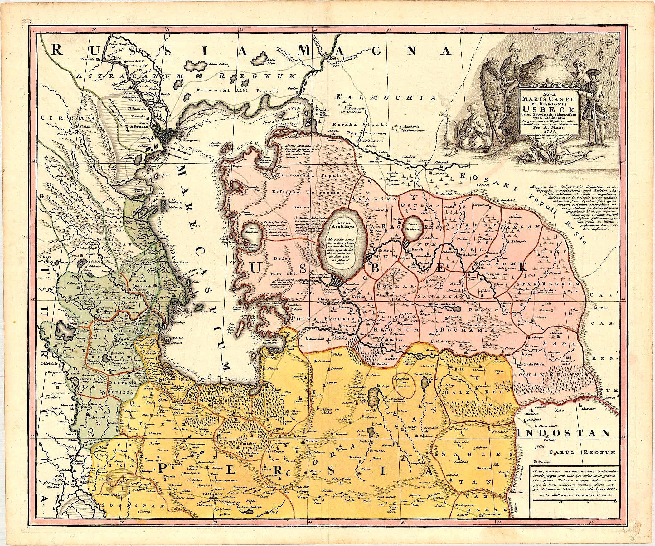 Usbekistan im Jahr 1735