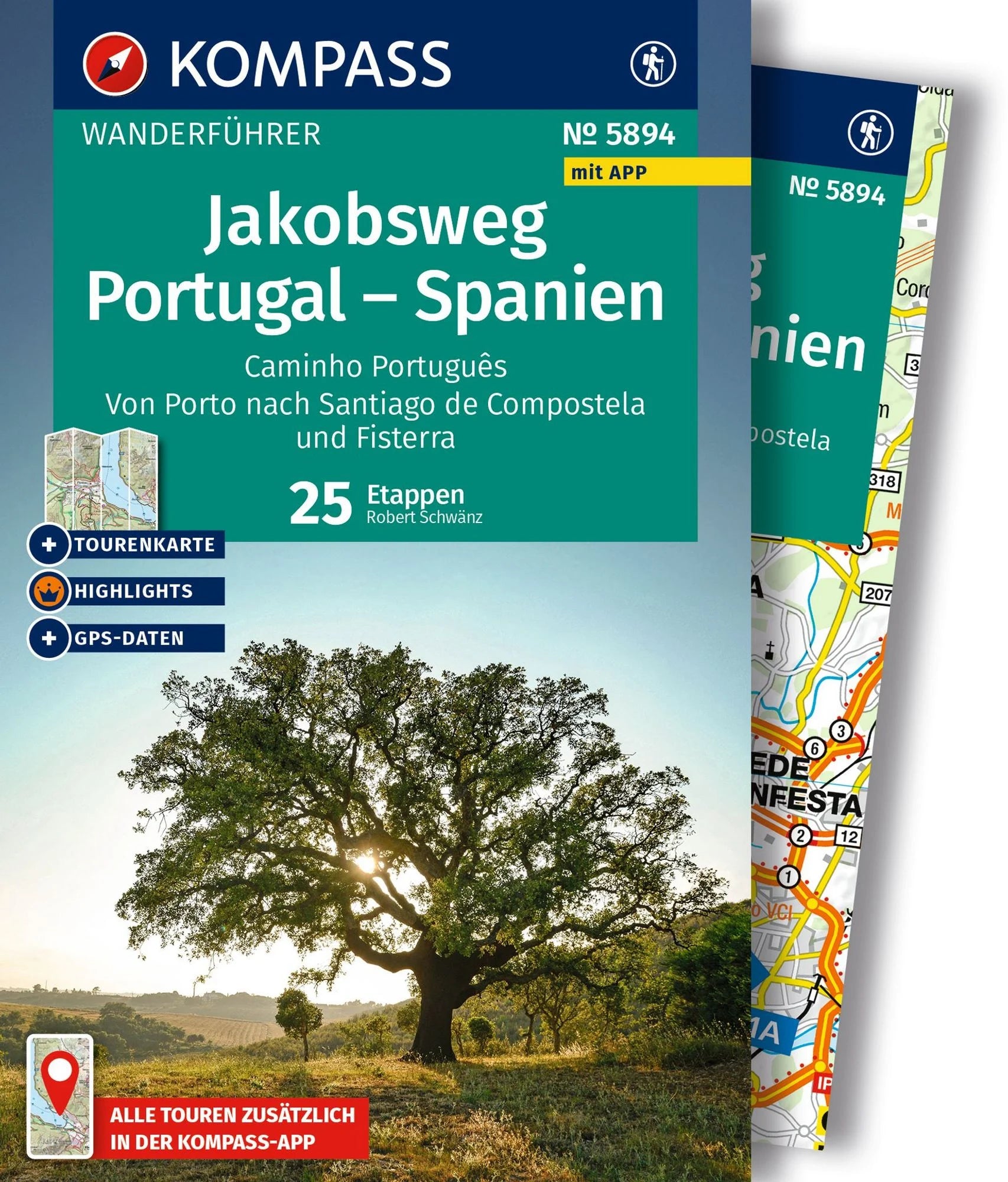 Jakobsweg Portugal - Spanien Wanderführer