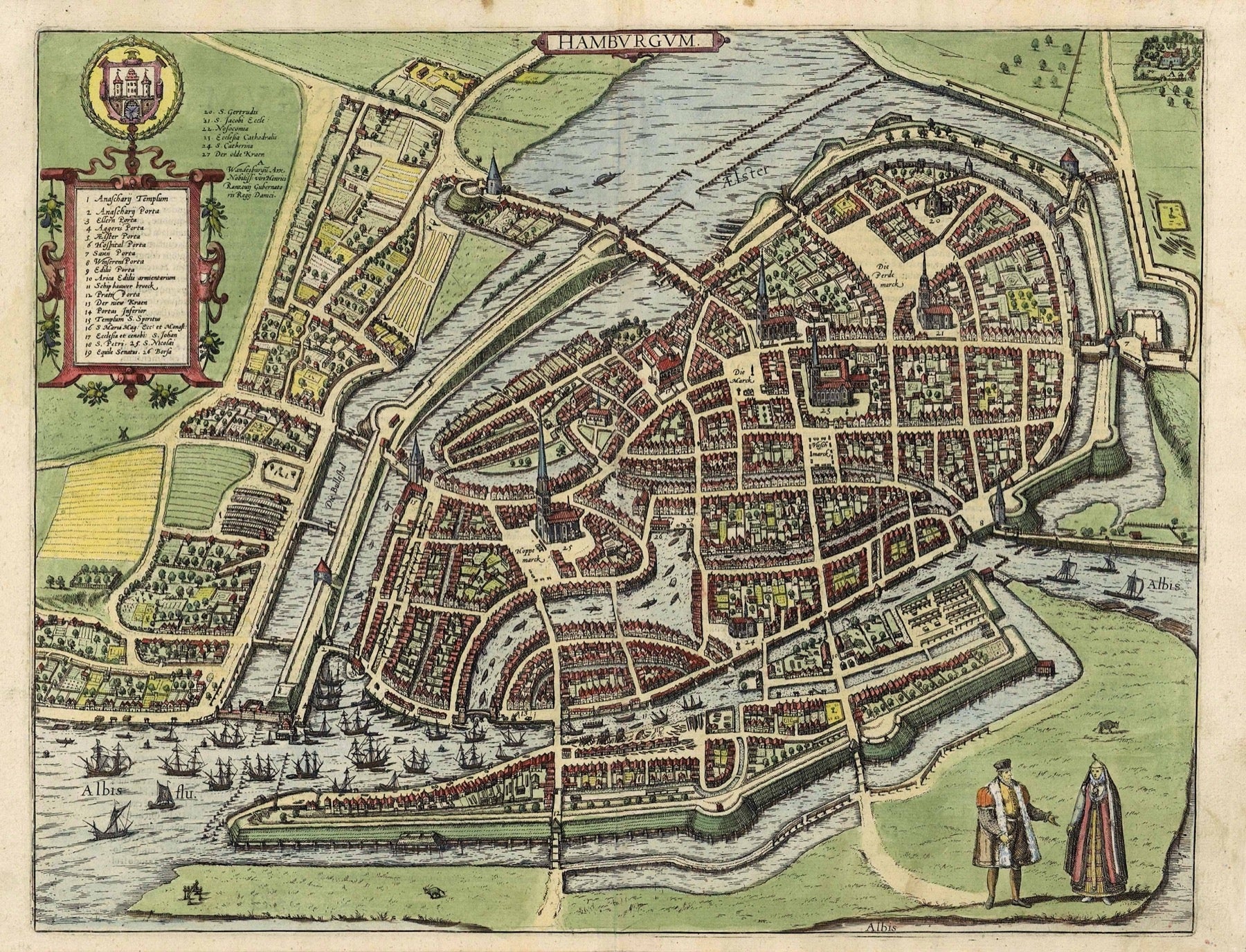Hamburg im Jahr 1594