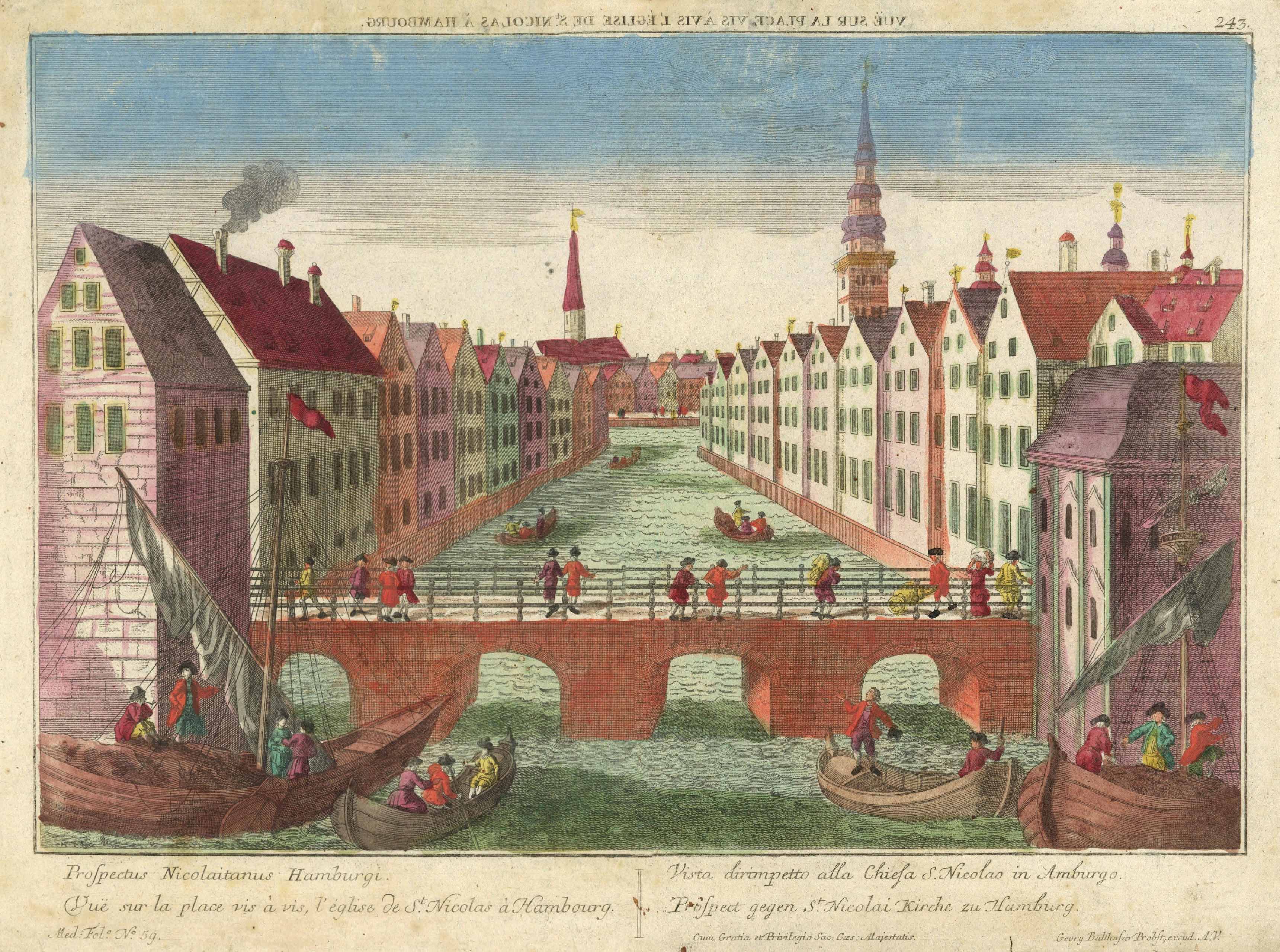 Hamburg im Jahr 1760