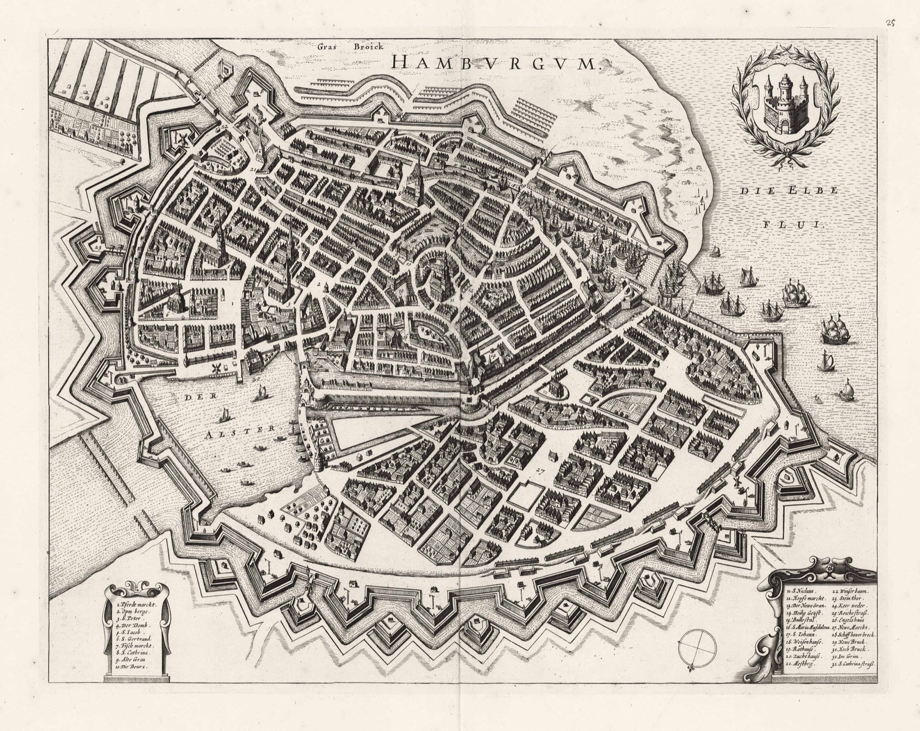 Hamburg im Jahr 1694