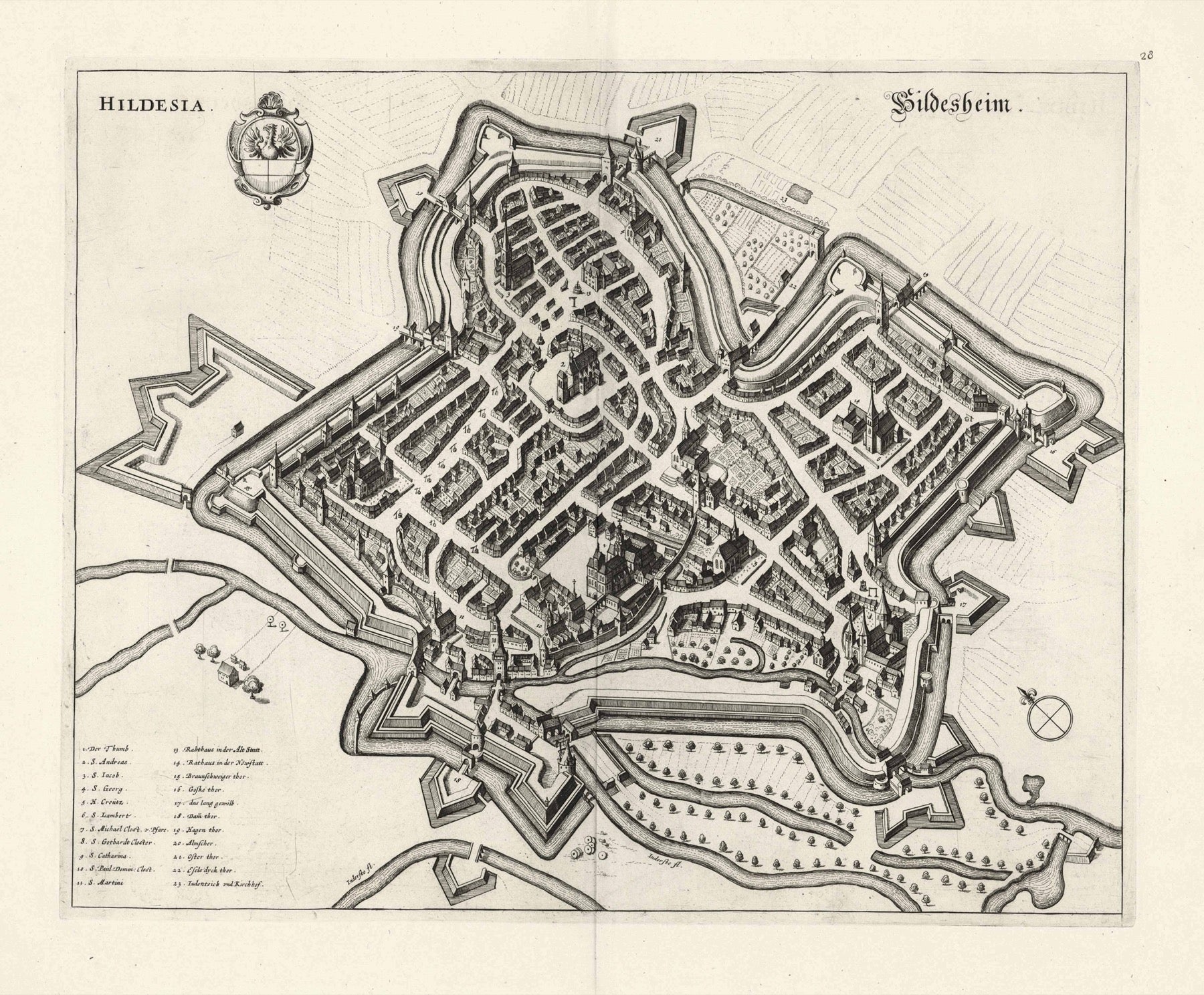 Hildesheim im Jahr 1694