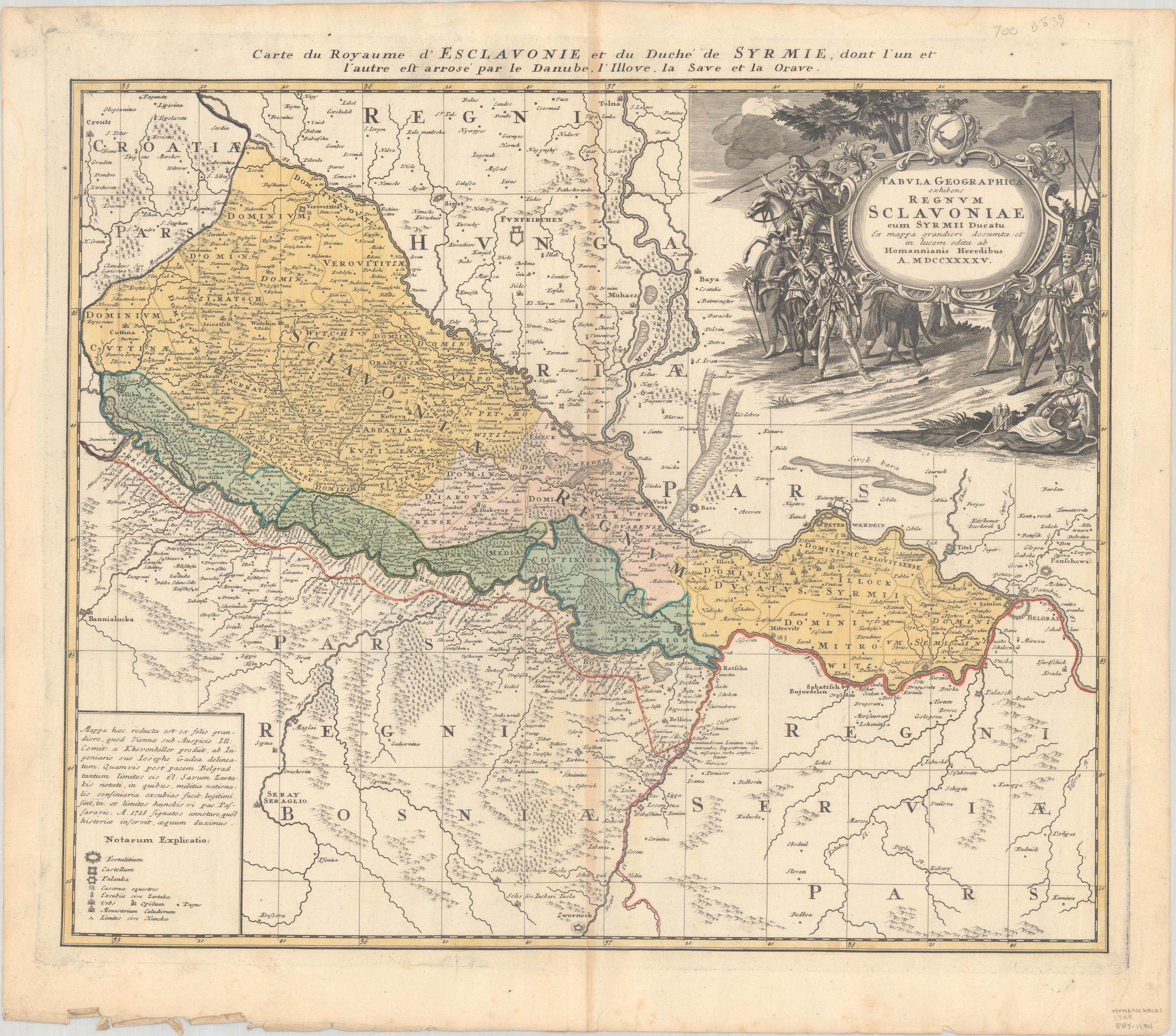 Slowenien im Jahr 1745