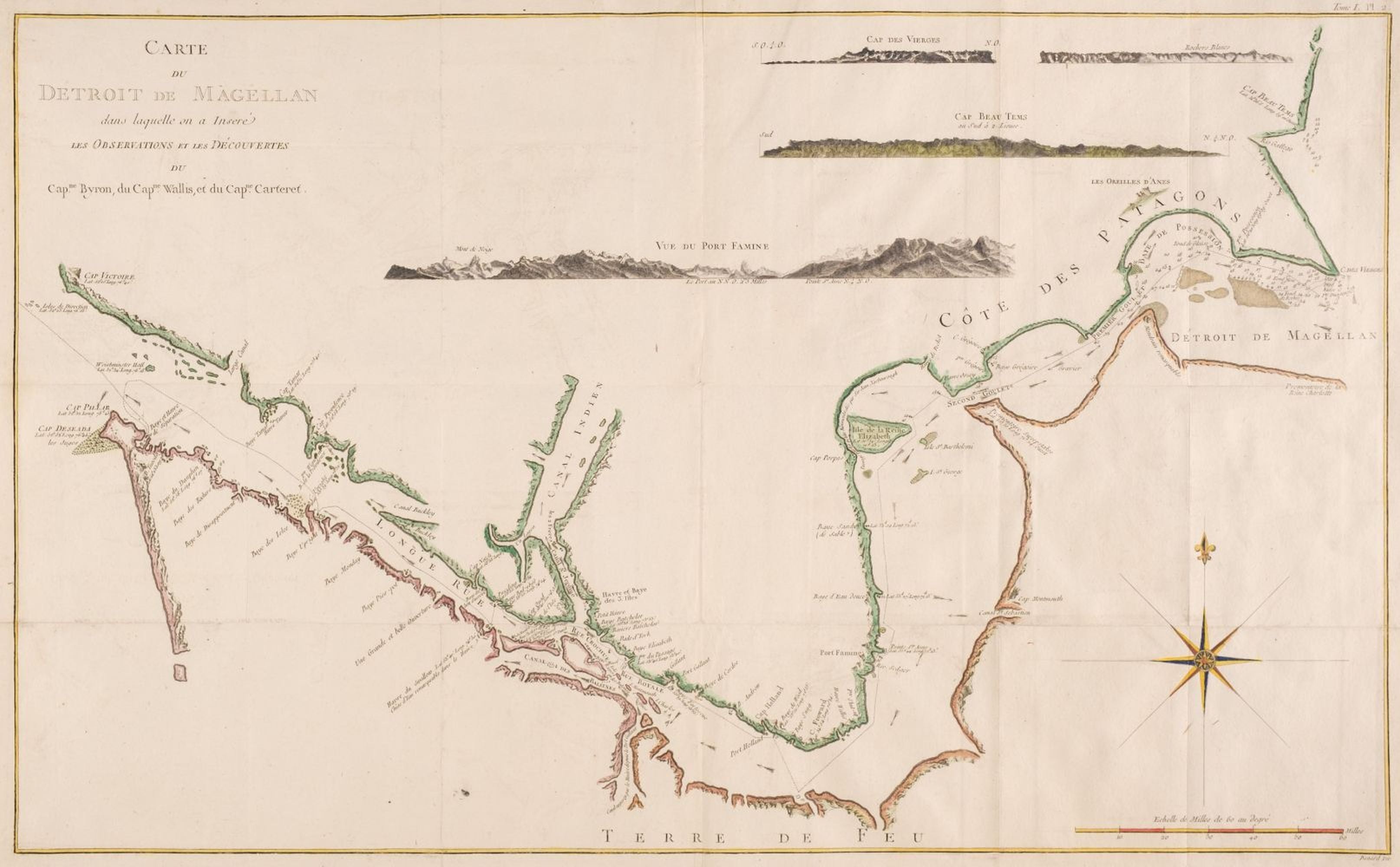 Magellanstraße im Jahr 1774