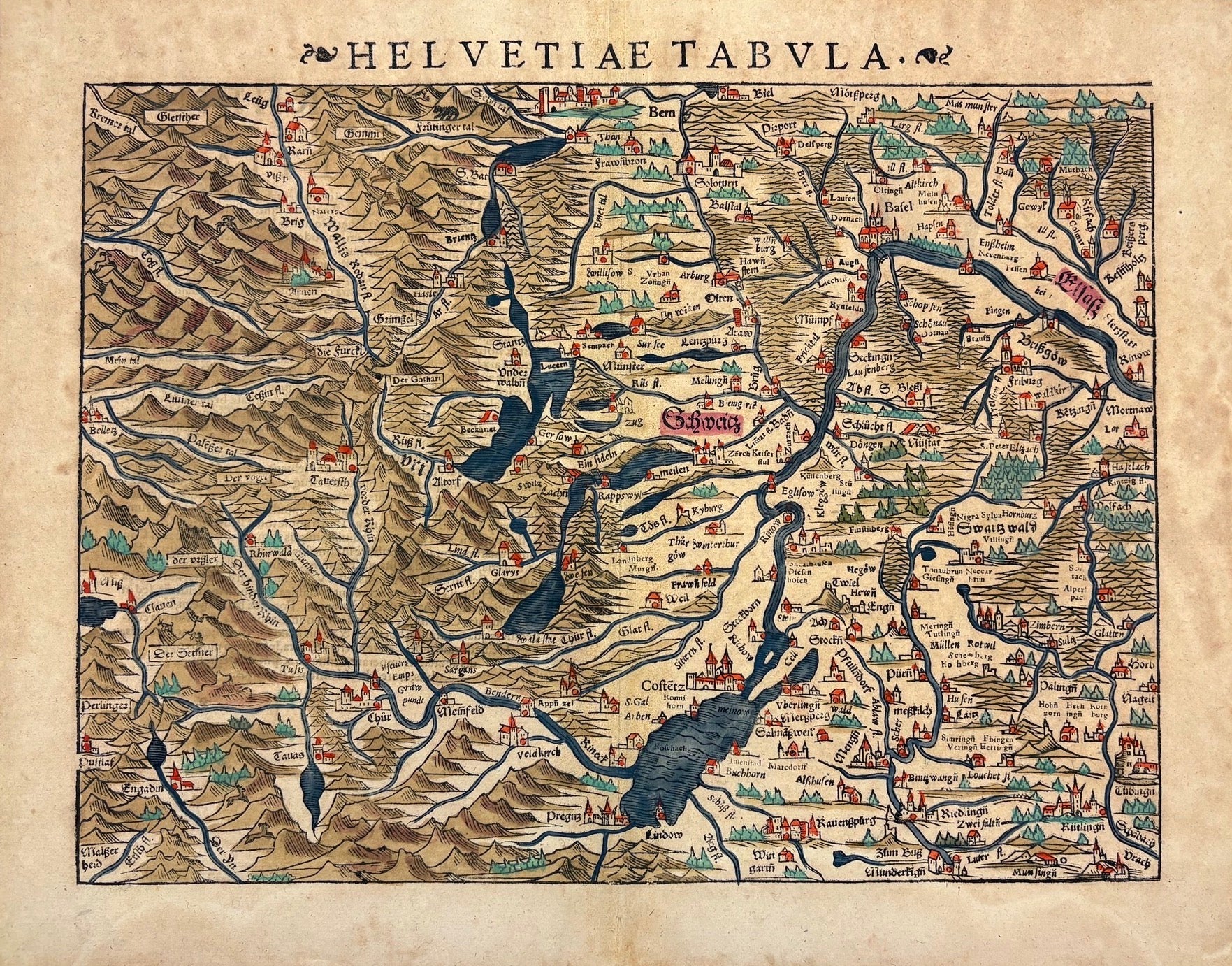 Schweiz im Jahr 1572
