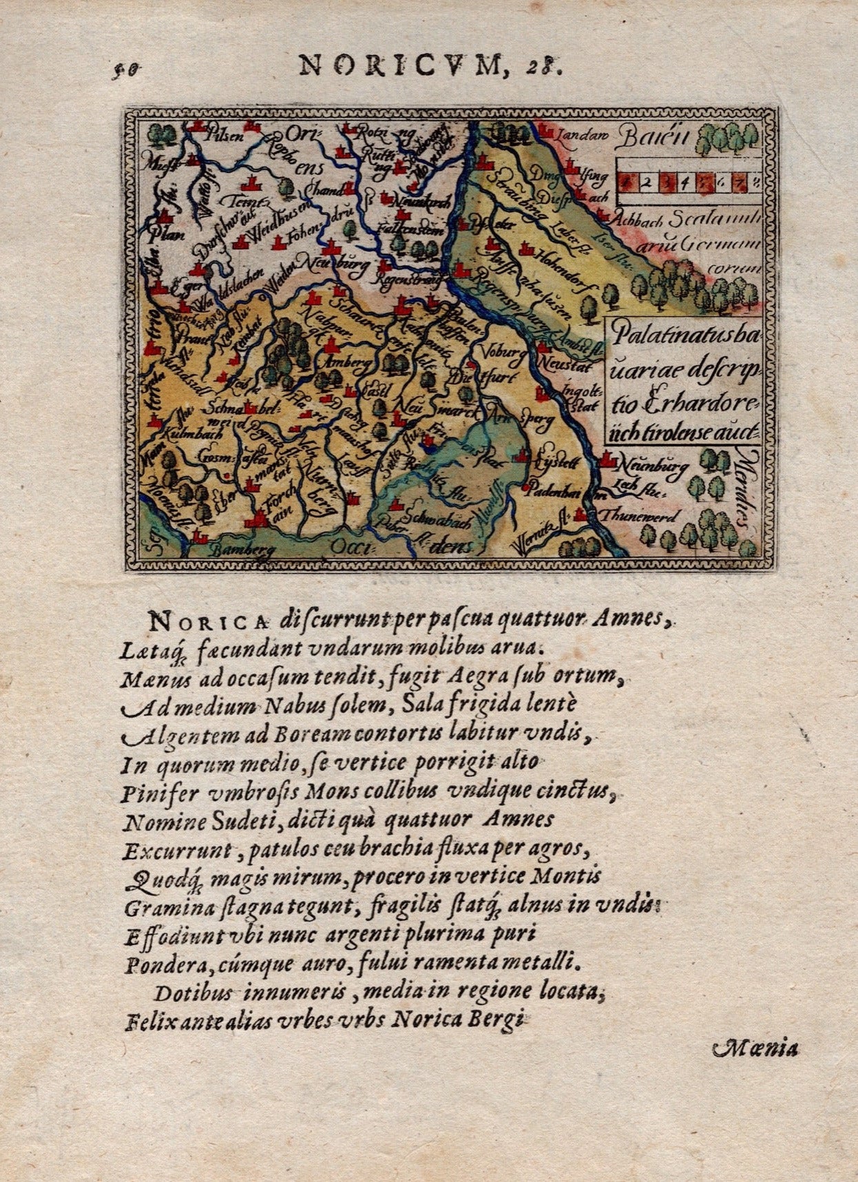 Niederbayern und Regensburg im Jahr 1585
