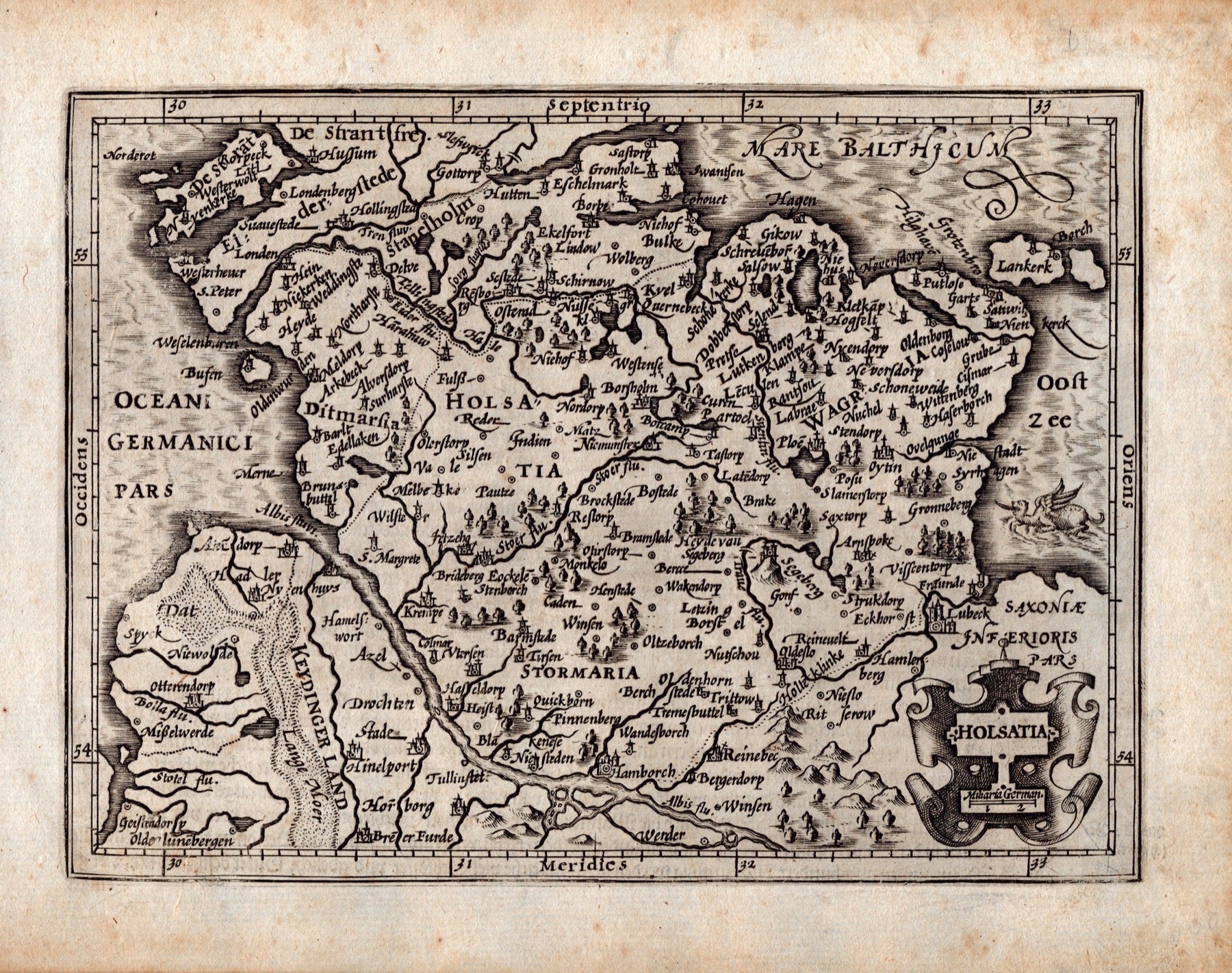 Holstein im Jahr 1610