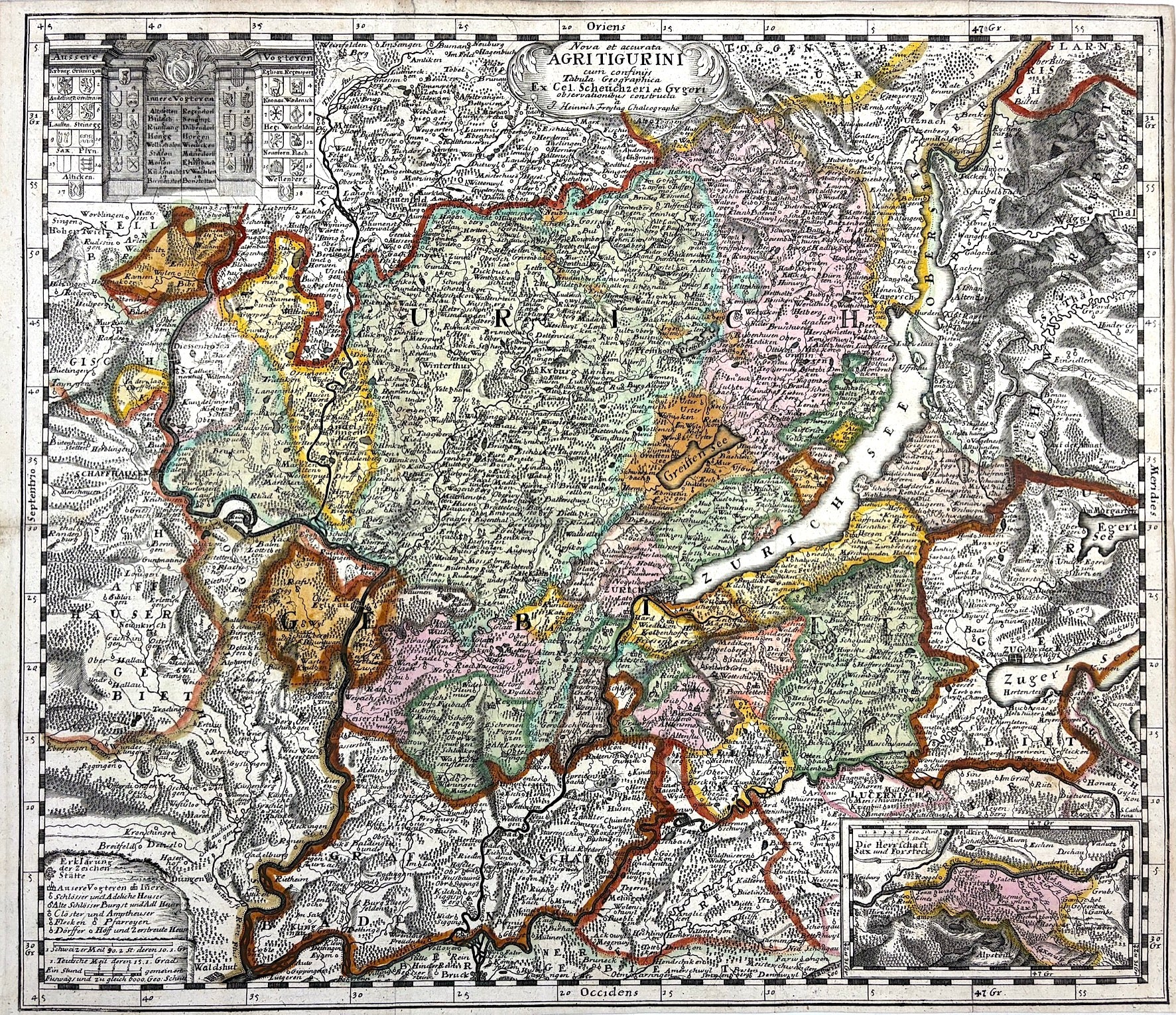 Zürich im Jahr 1742