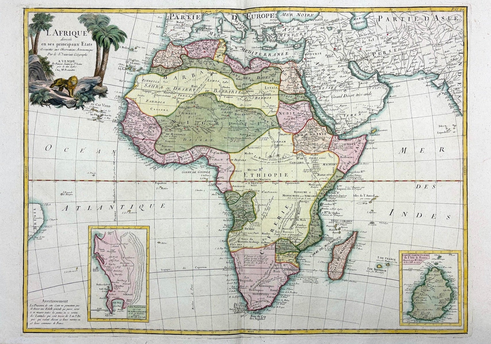 Afrika im Jahr 1777