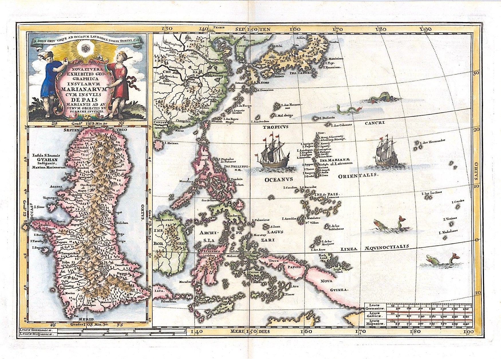 Guam und Ozeanien im Jahr 1703