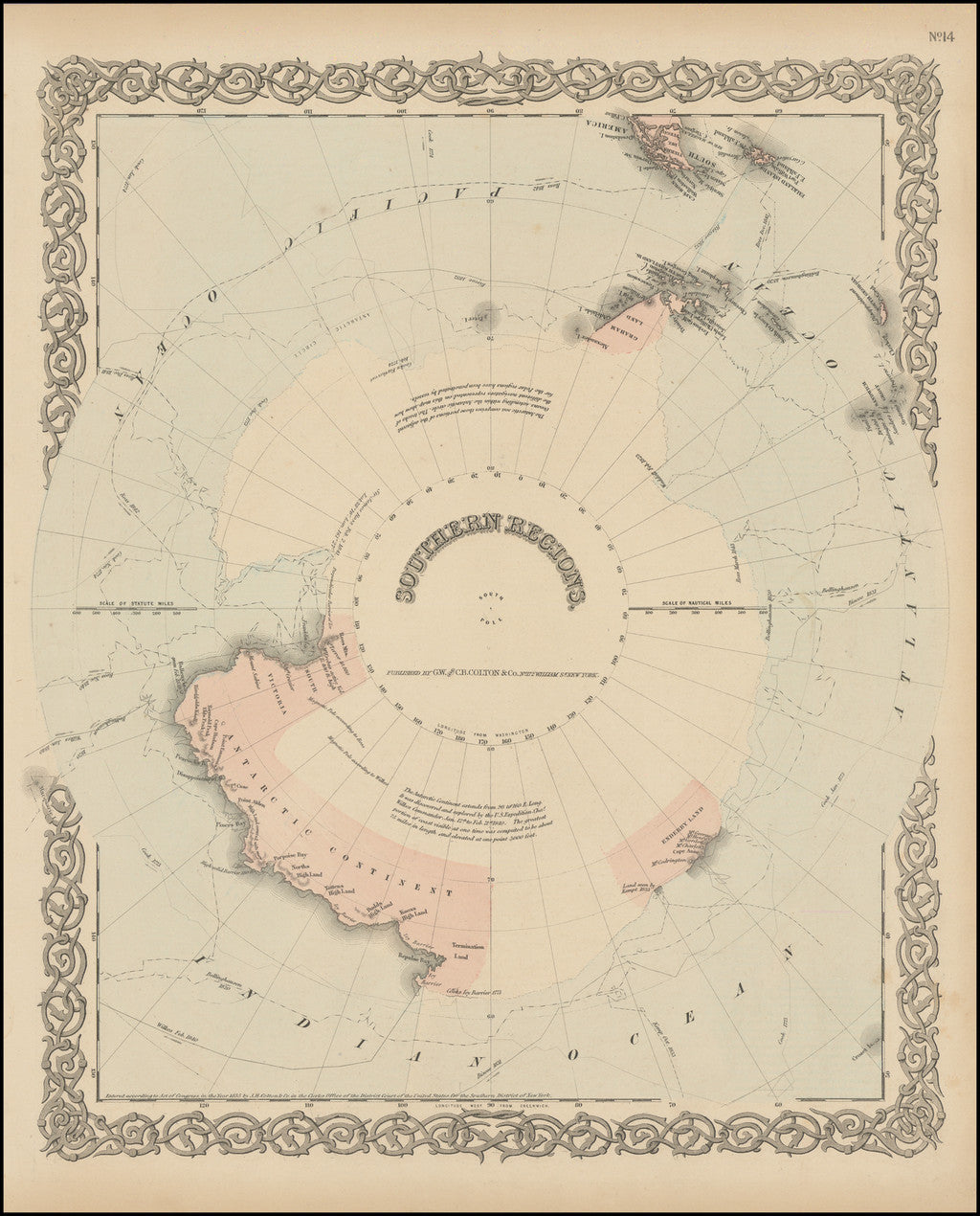 Antarktis im Jahr 1866