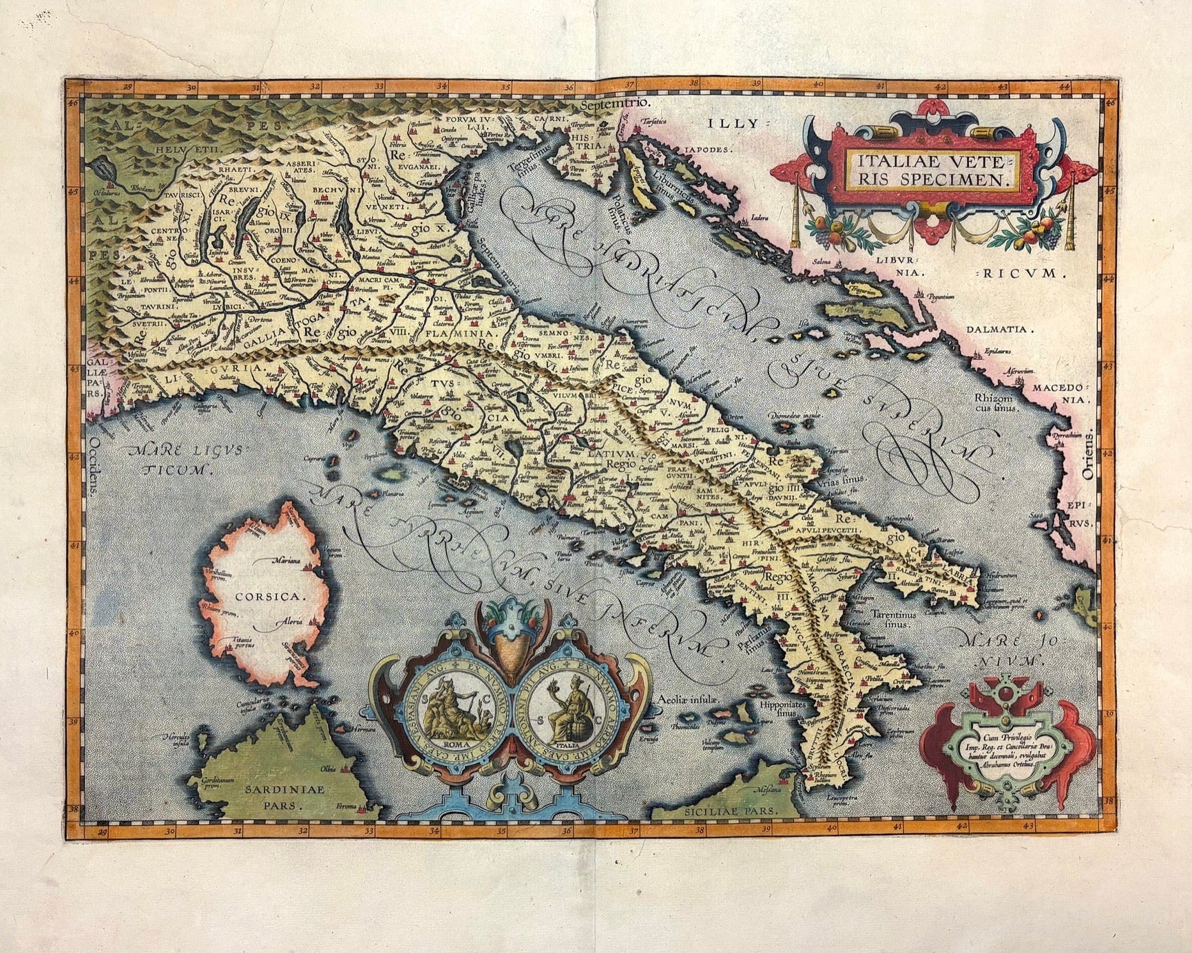 Italien in der Antike – aus dem Jahr 1603