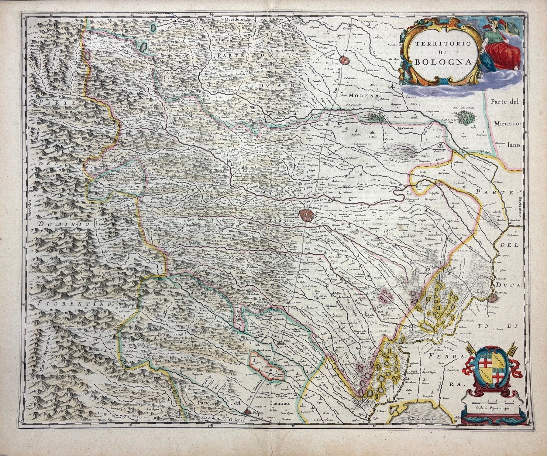 Bologna und Modena im Jahr 1640