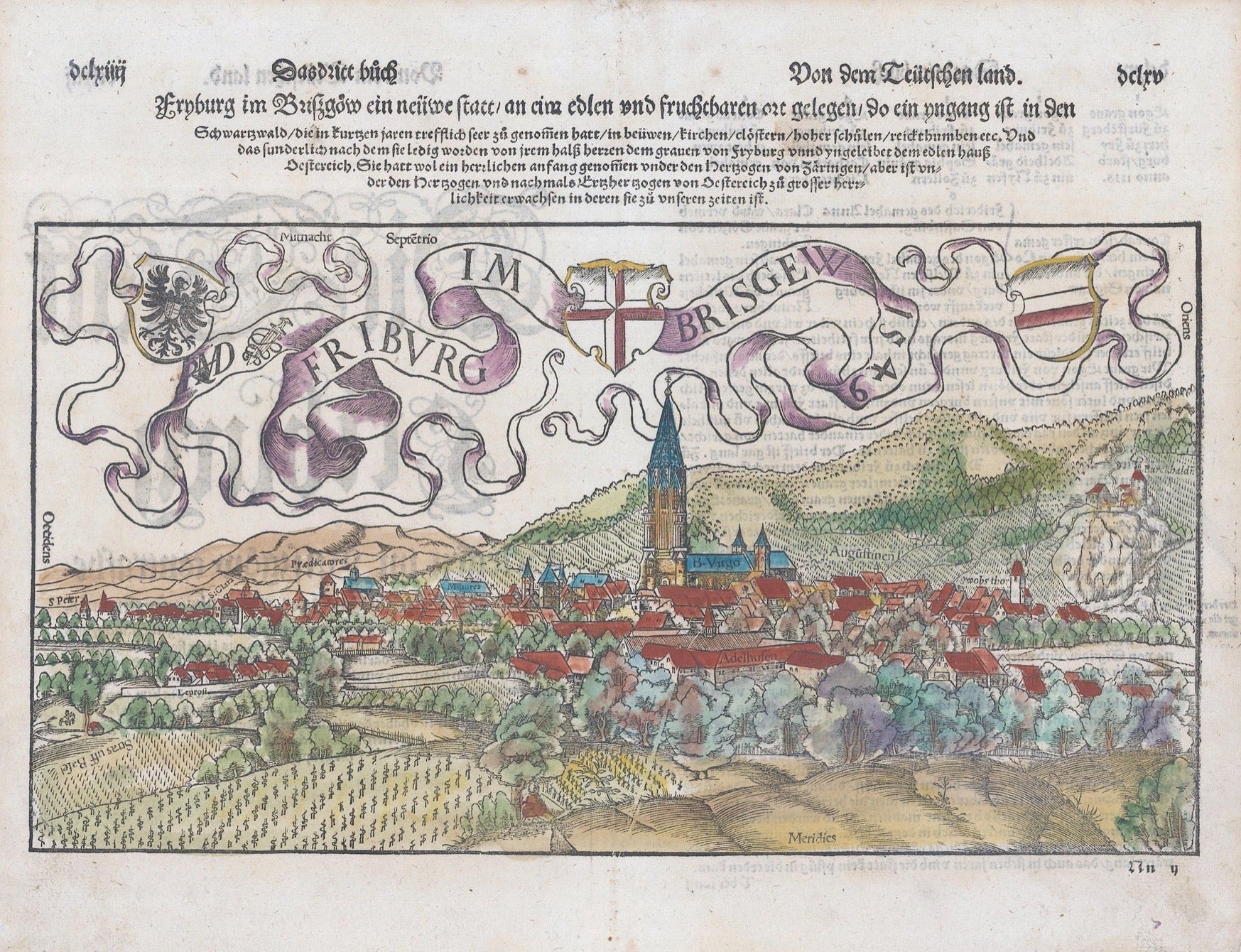 Freiburg im Breisgau im Jahr 1549