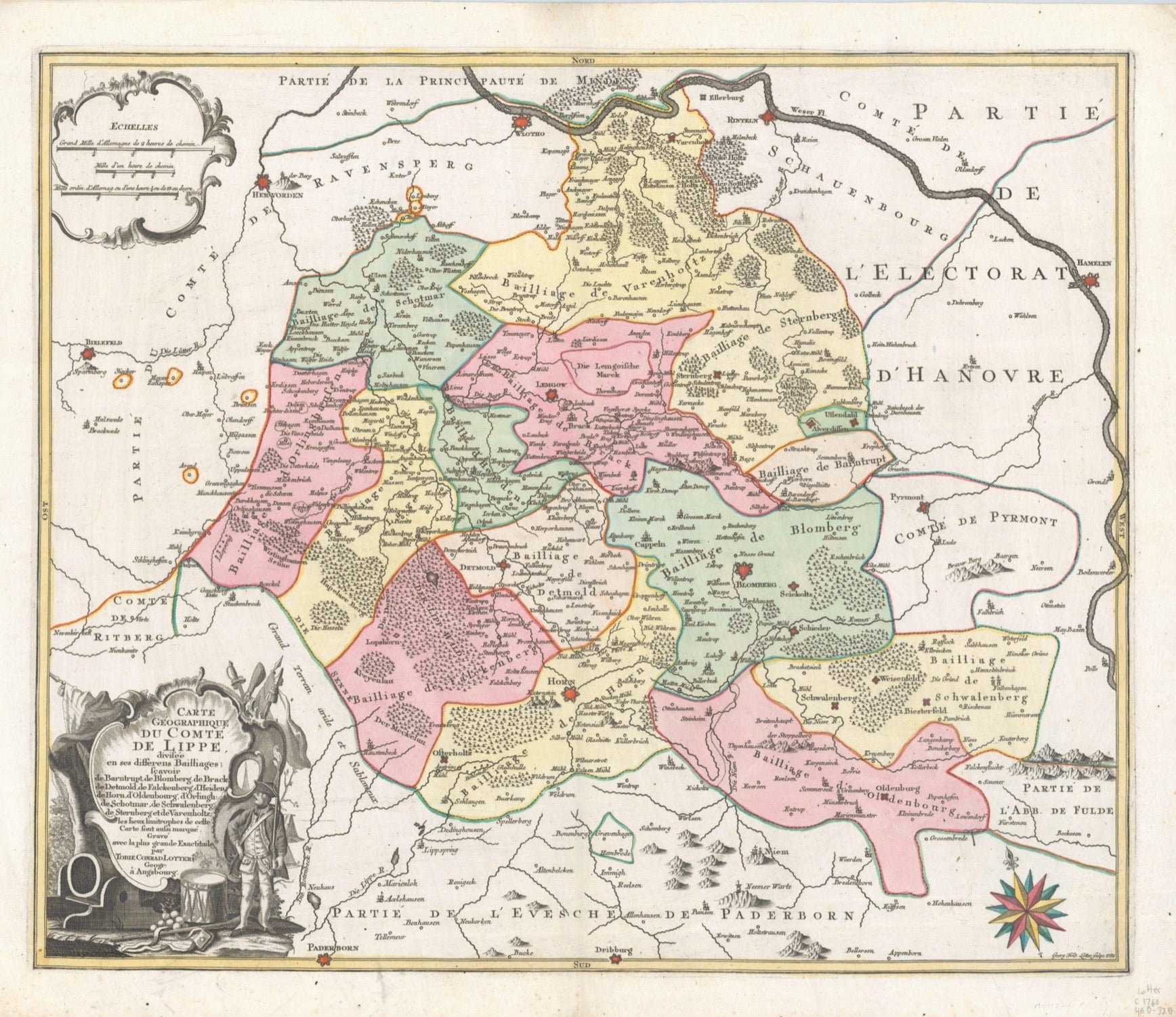 Lippe im Jahr 1762