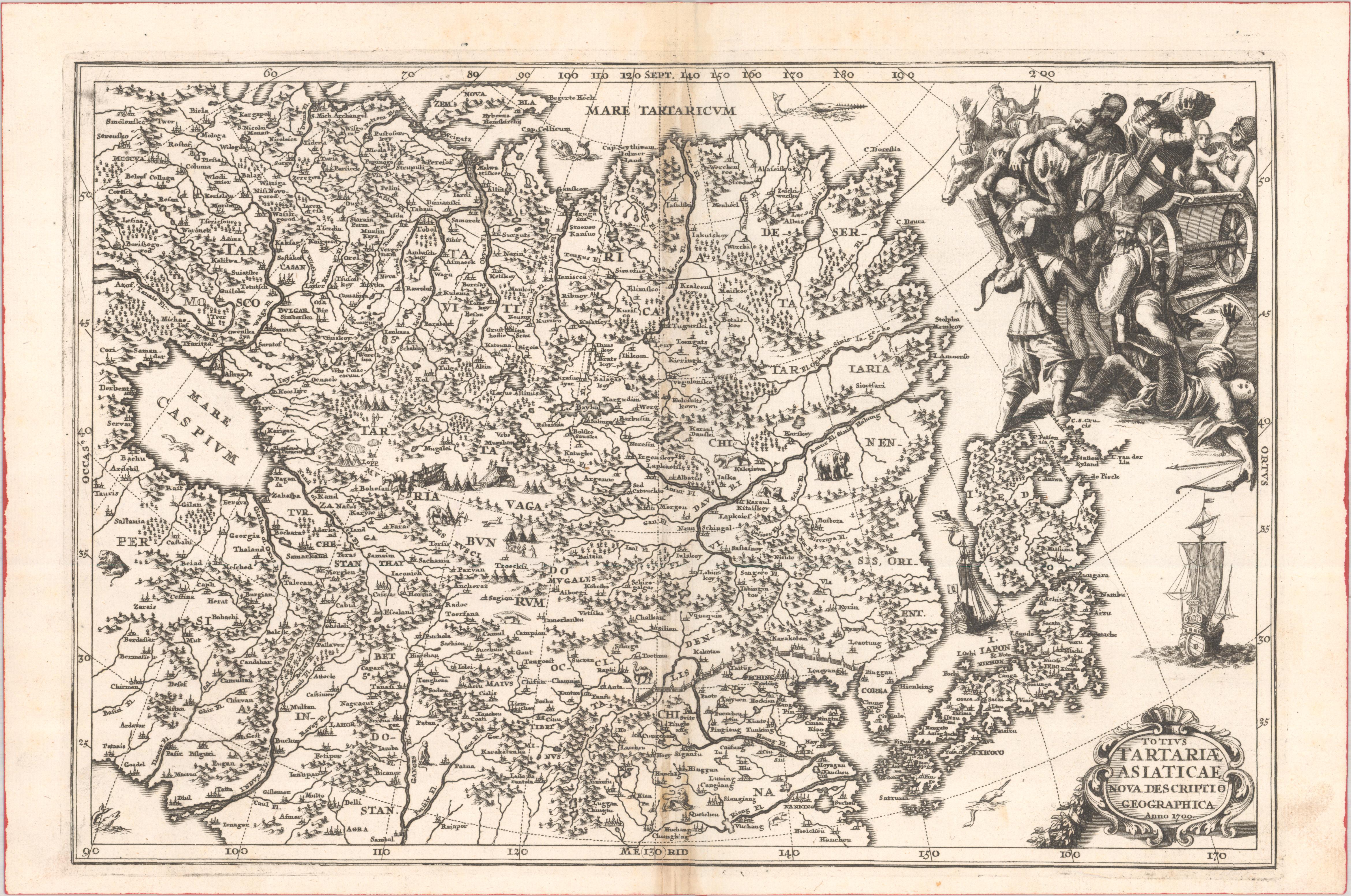 Asien im Jahr 1700