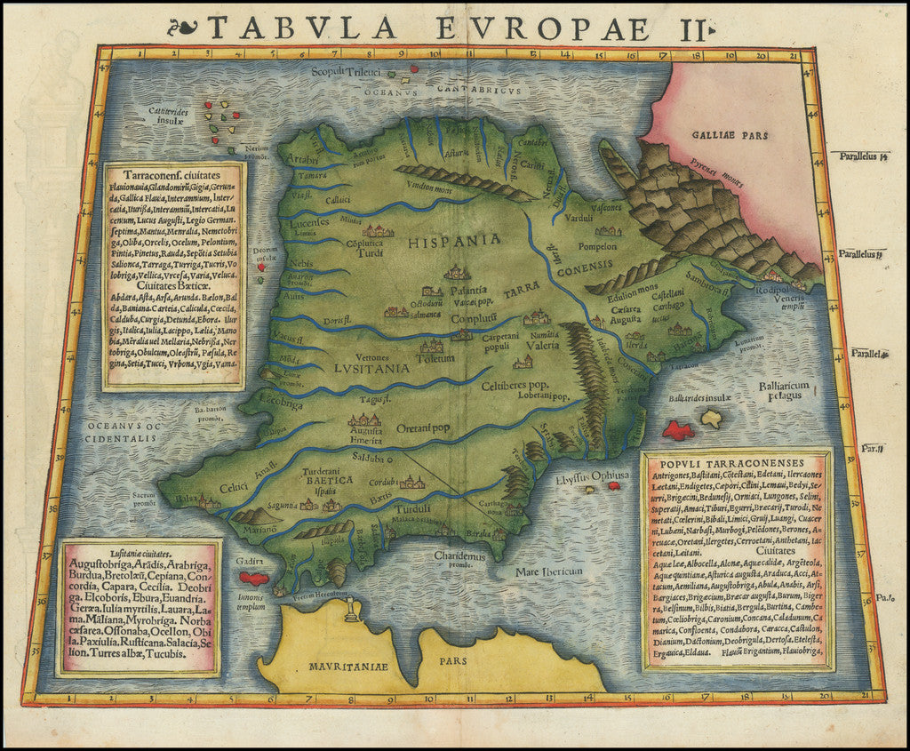 Spanien und Portugal im Jahr 1540
