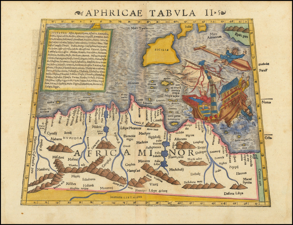 Tunesien und Algerien im Jahr 1540