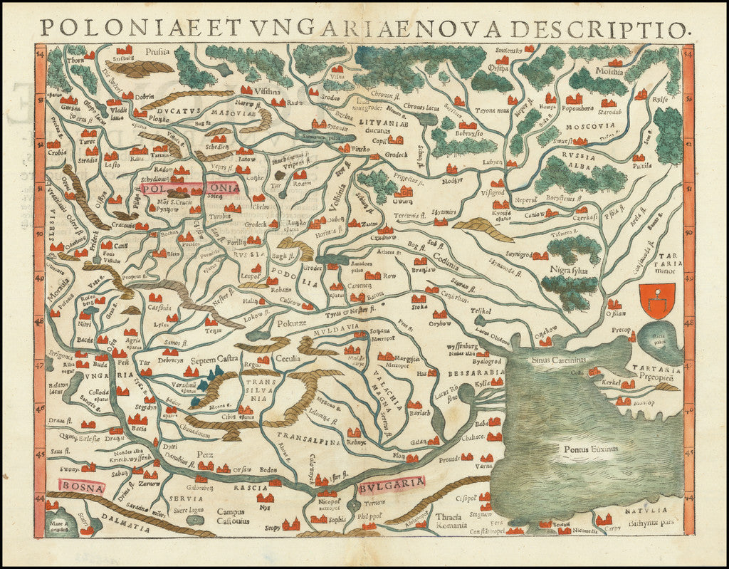 Polen & Ukraine im Jahr 1554