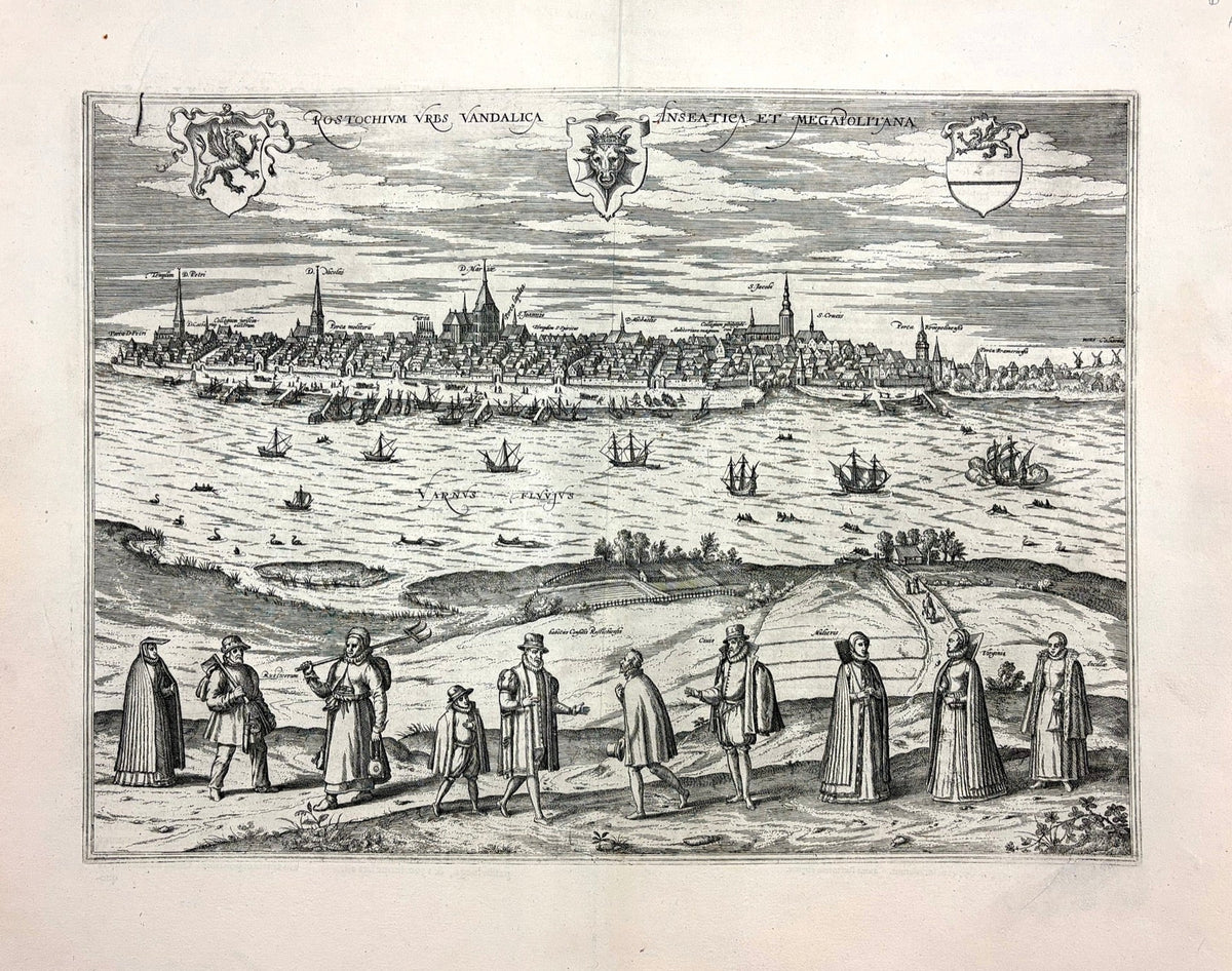 Rostock im Jahr 1657