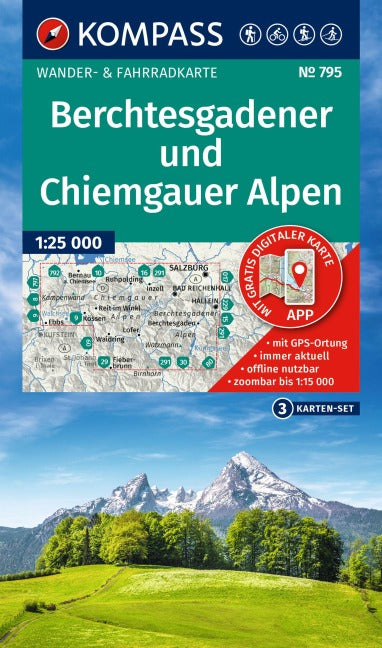 795 Berchtesgadener und Chiemgauer Alpen 1:25.000