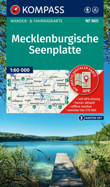 865 Mecklenburgische Seenplatte 1:60.000